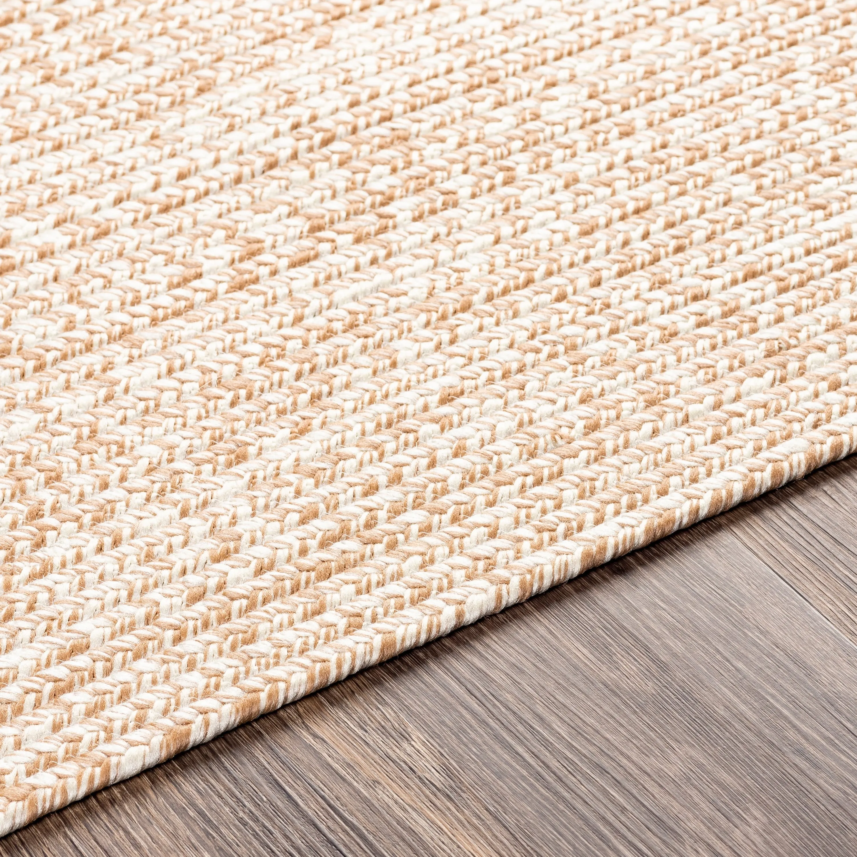 Livabliss Sharrah Indoor/ Outdoor Solid Braided Area Rug