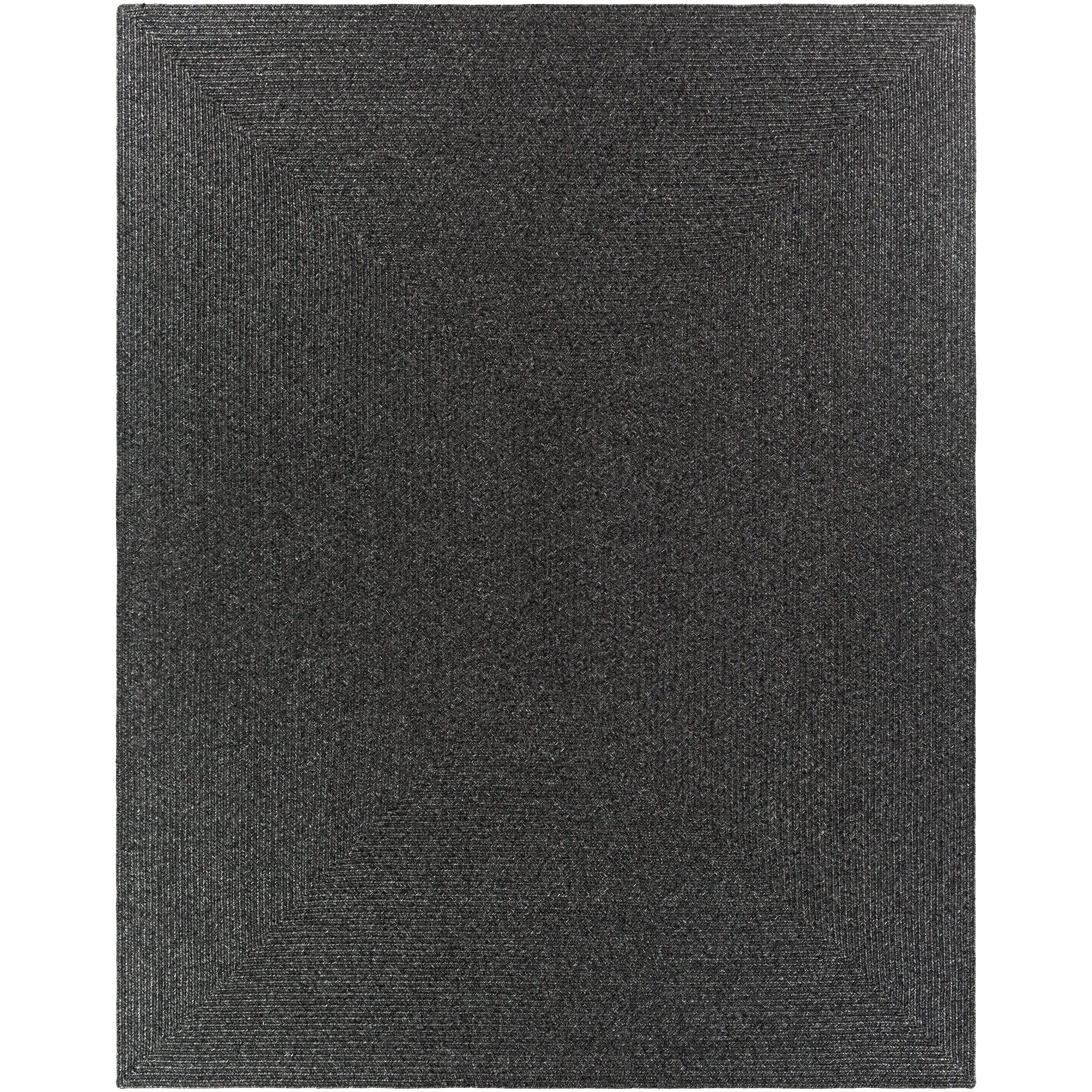 Livabliss Sharrah Indoor/ Outdoor Solid Braided Area Rug