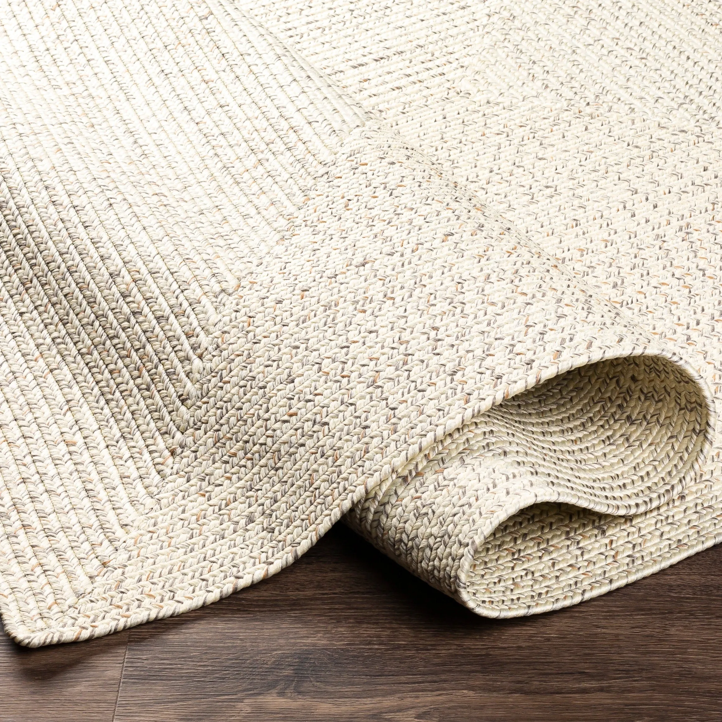 Livabliss Sharrah Indoor/ Outdoor Solid Braided Area Rug