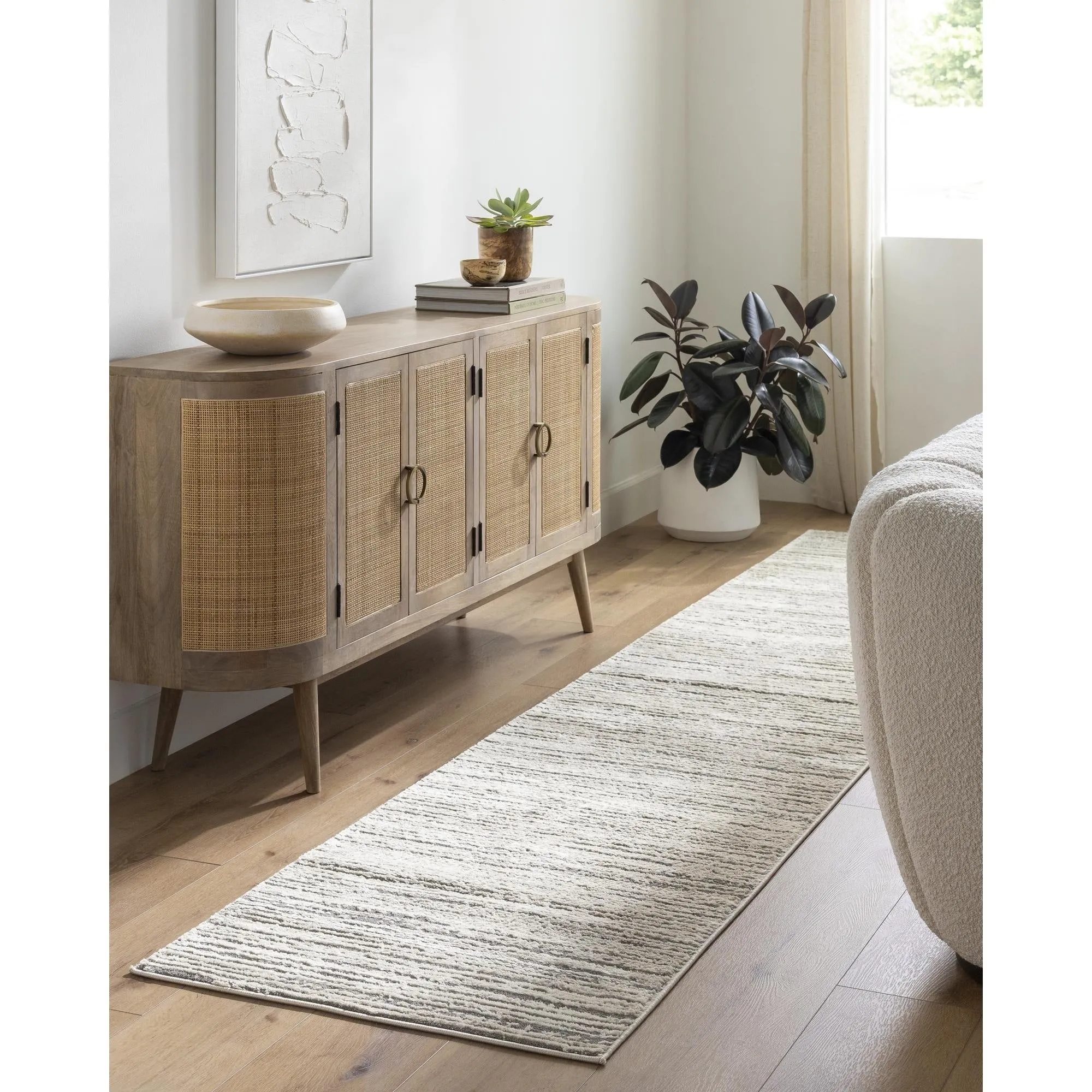 Livabliss Tibetan Mid-Century Abstract Area Rug