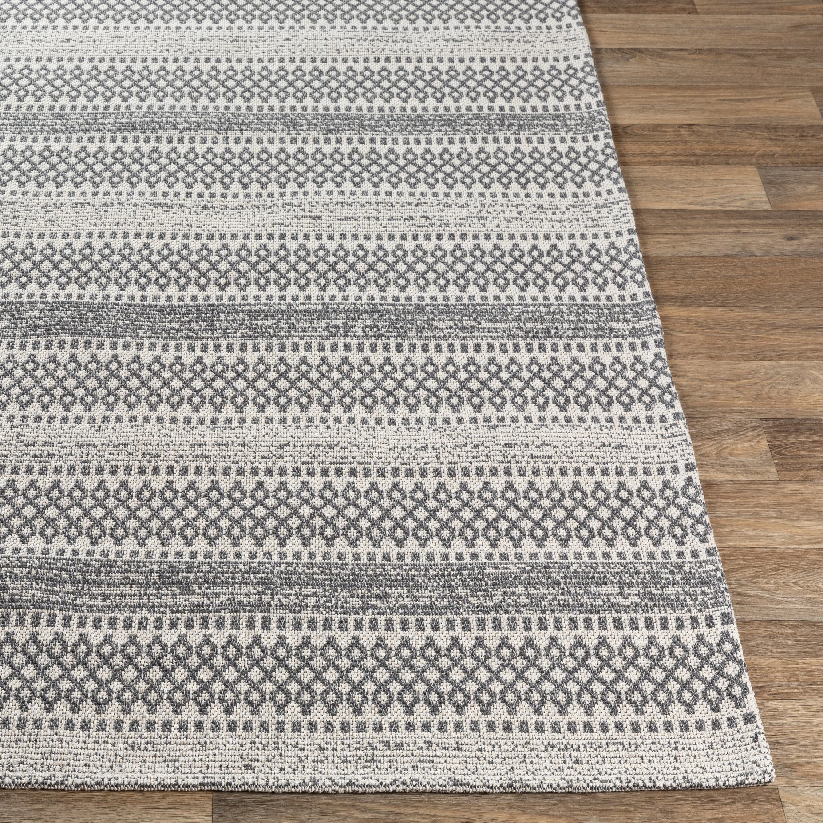 Livabliss Wendy Moroccan Stripe Cotton Area Rug