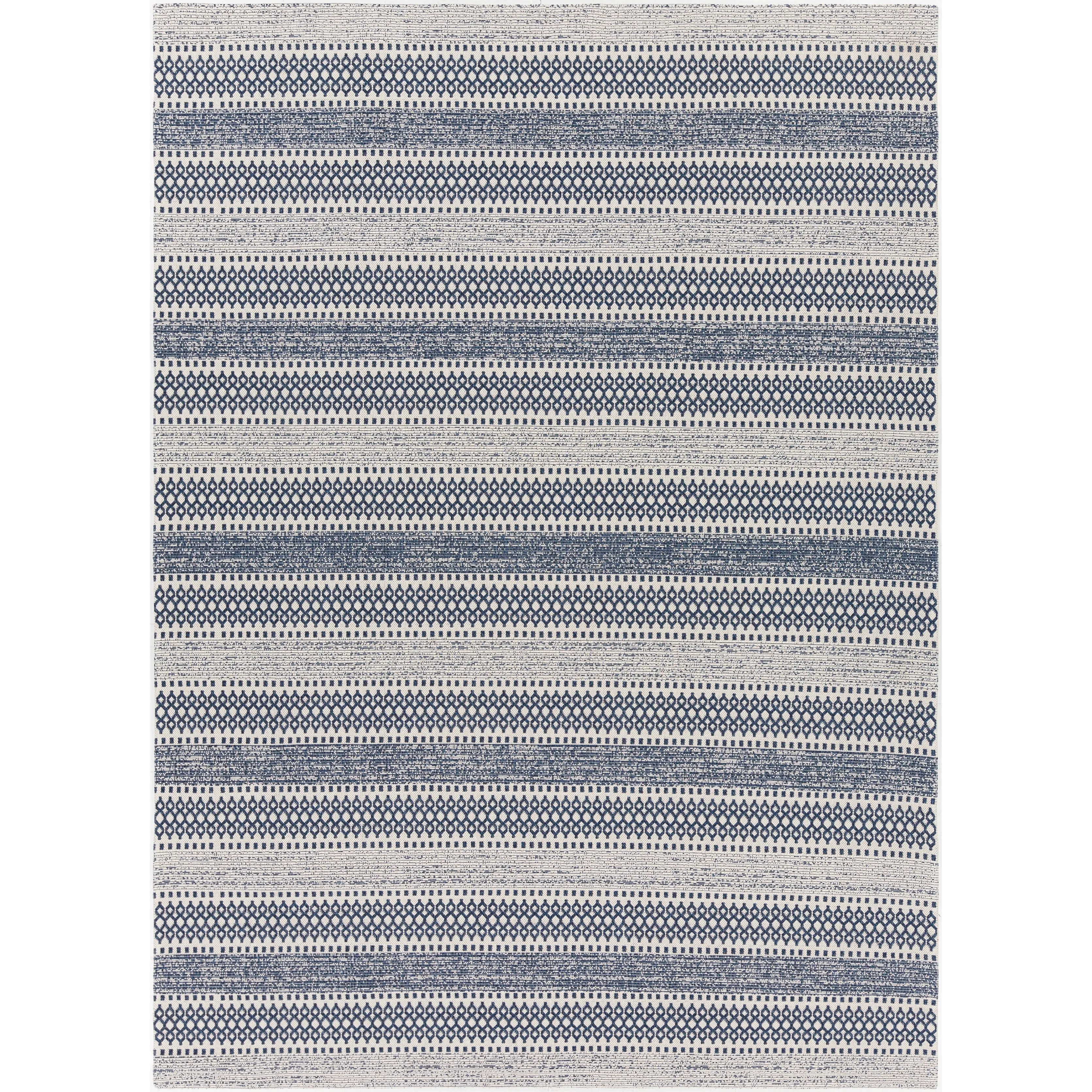 Livabliss Wendy Moroccan Stripe Cotton Area Rug