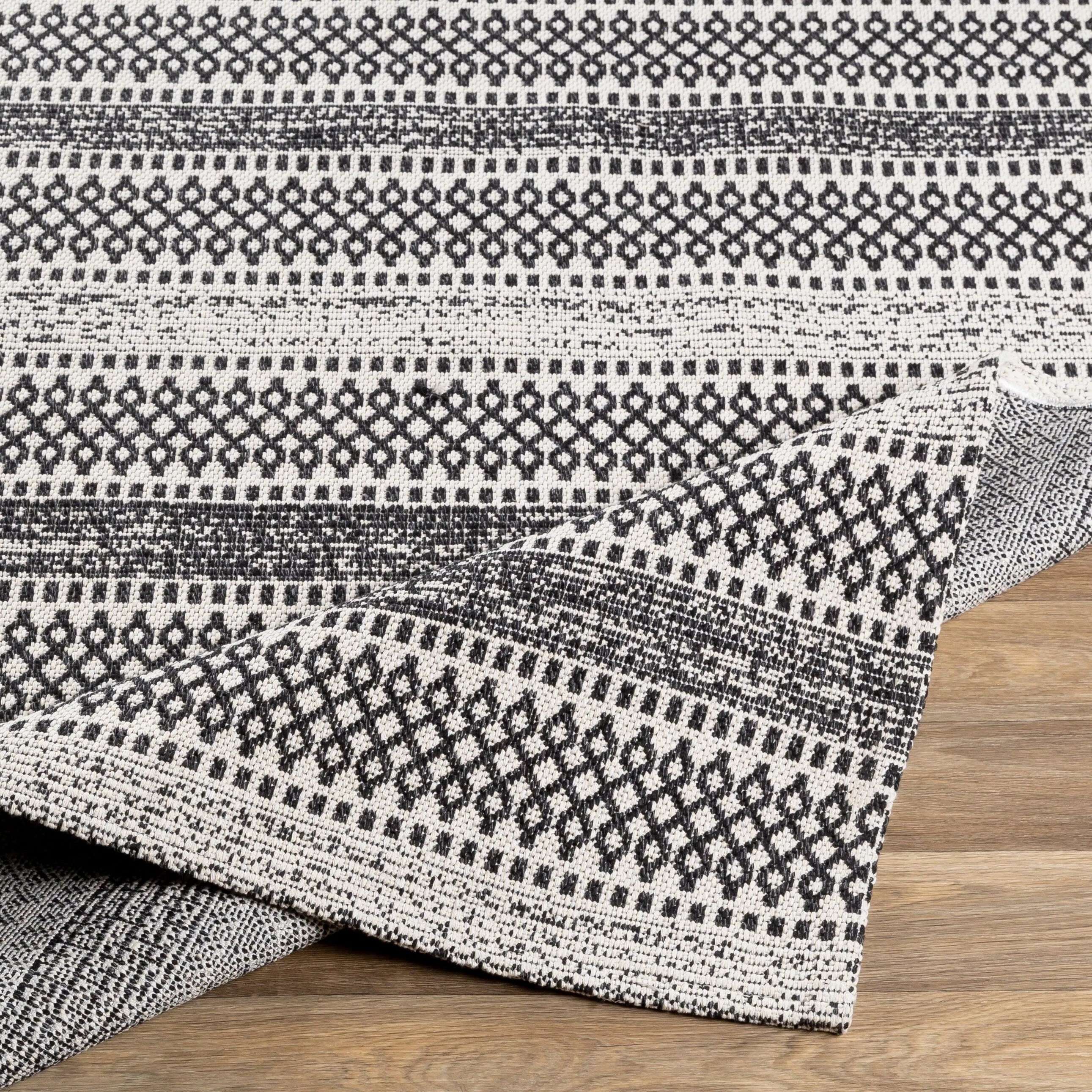 Livabliss Wendy Moroccan Stripe Cotton Area Rug
