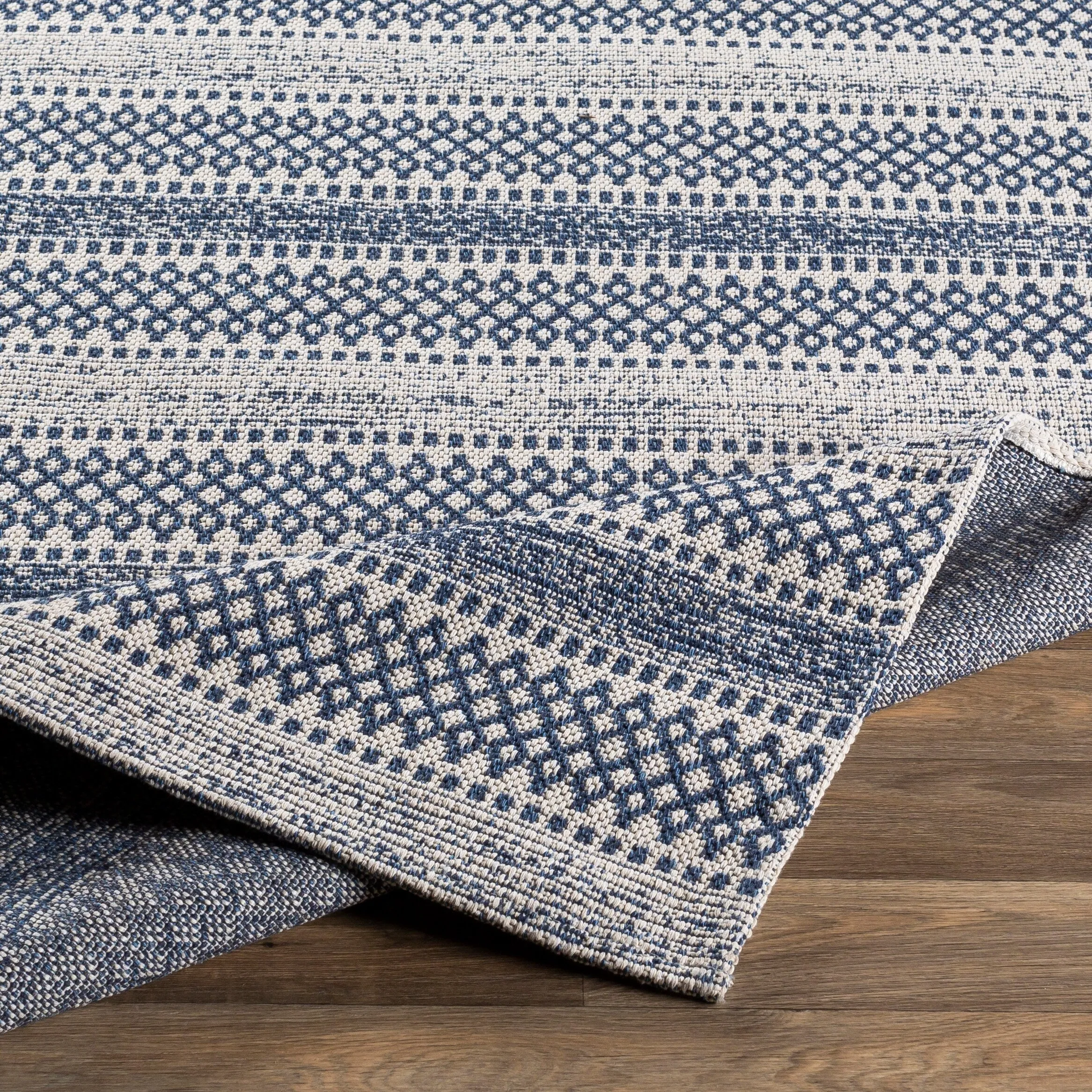 Livabliss Wendy Moroccan Stripe Cotton Area Rug