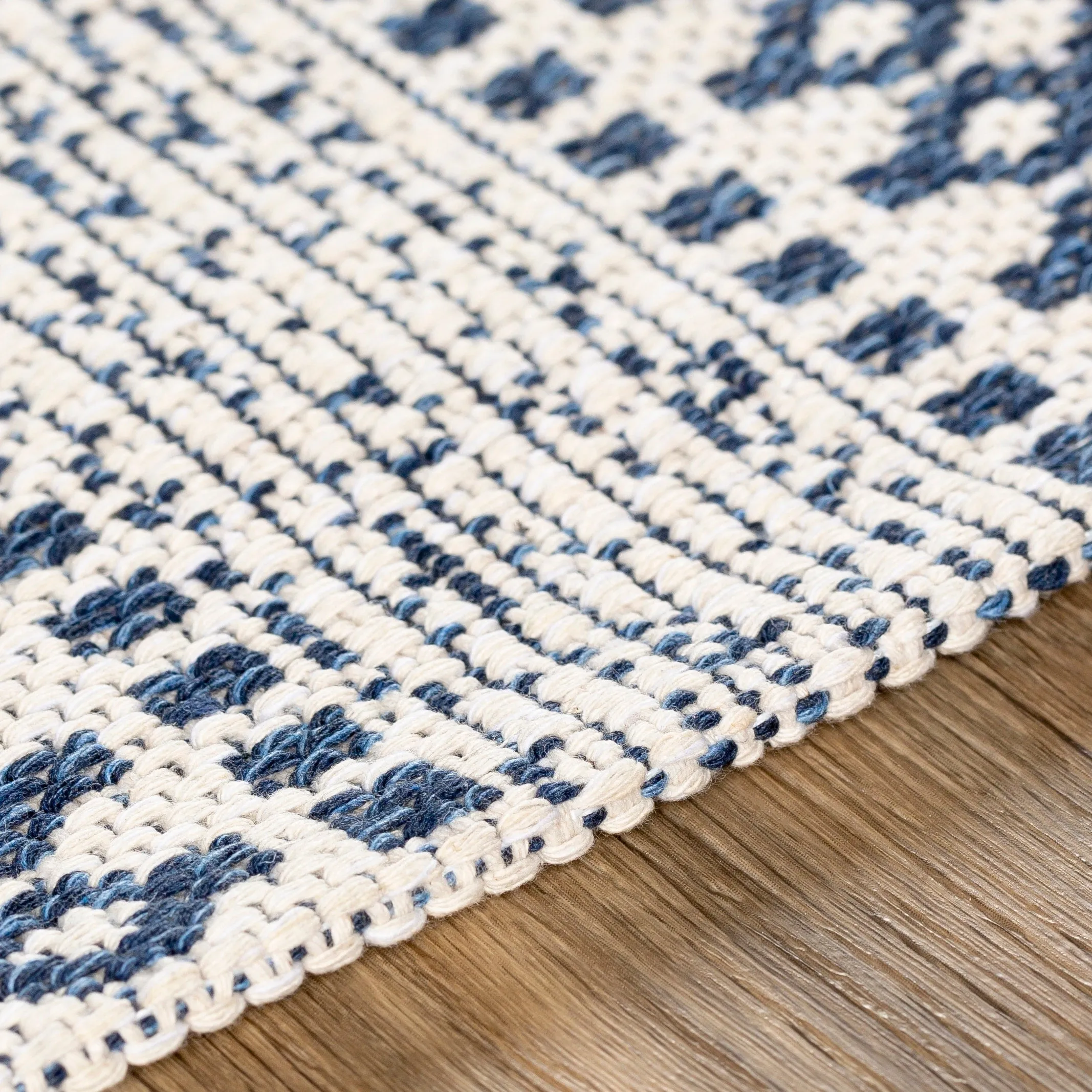 Livabliss Wendy Moroccan Stripe Cotton Area Rug