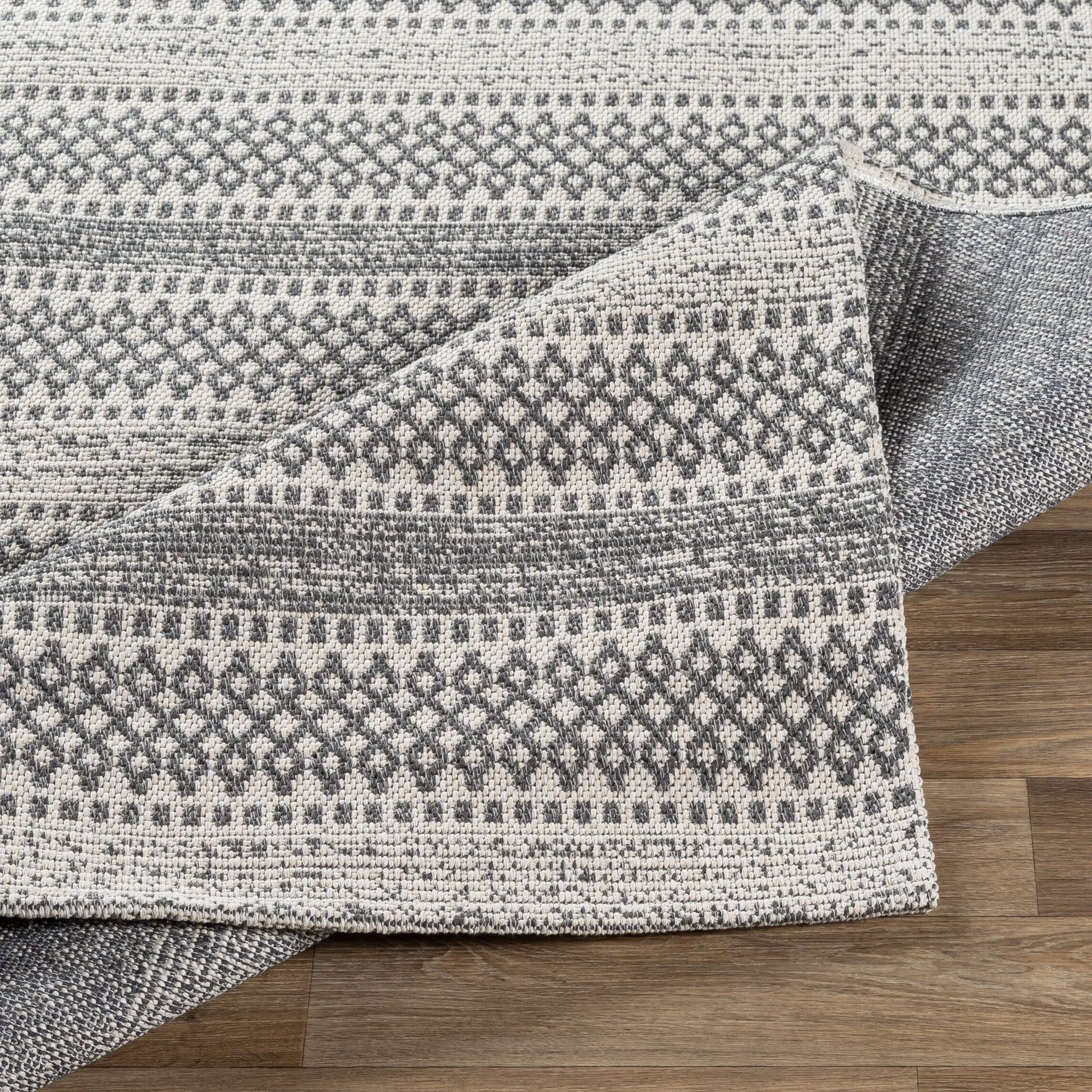 Livabliss Wendy Moroccan Stripe Cotton Area Rug