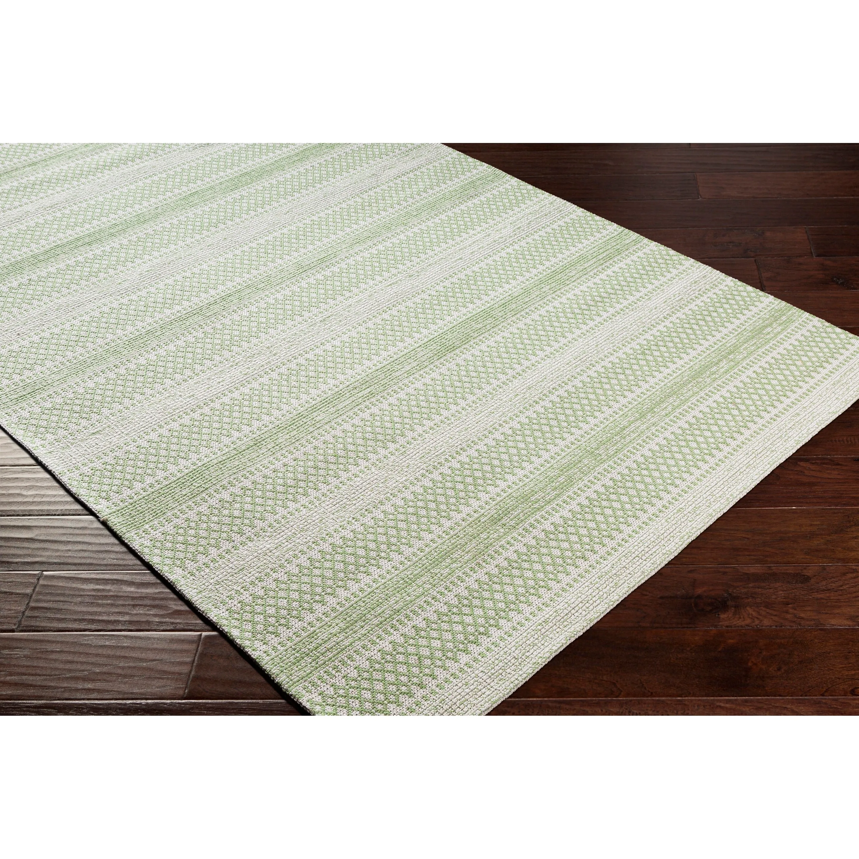 Livabliss Wendy Moroccan Stripe Cotton Area Rug
