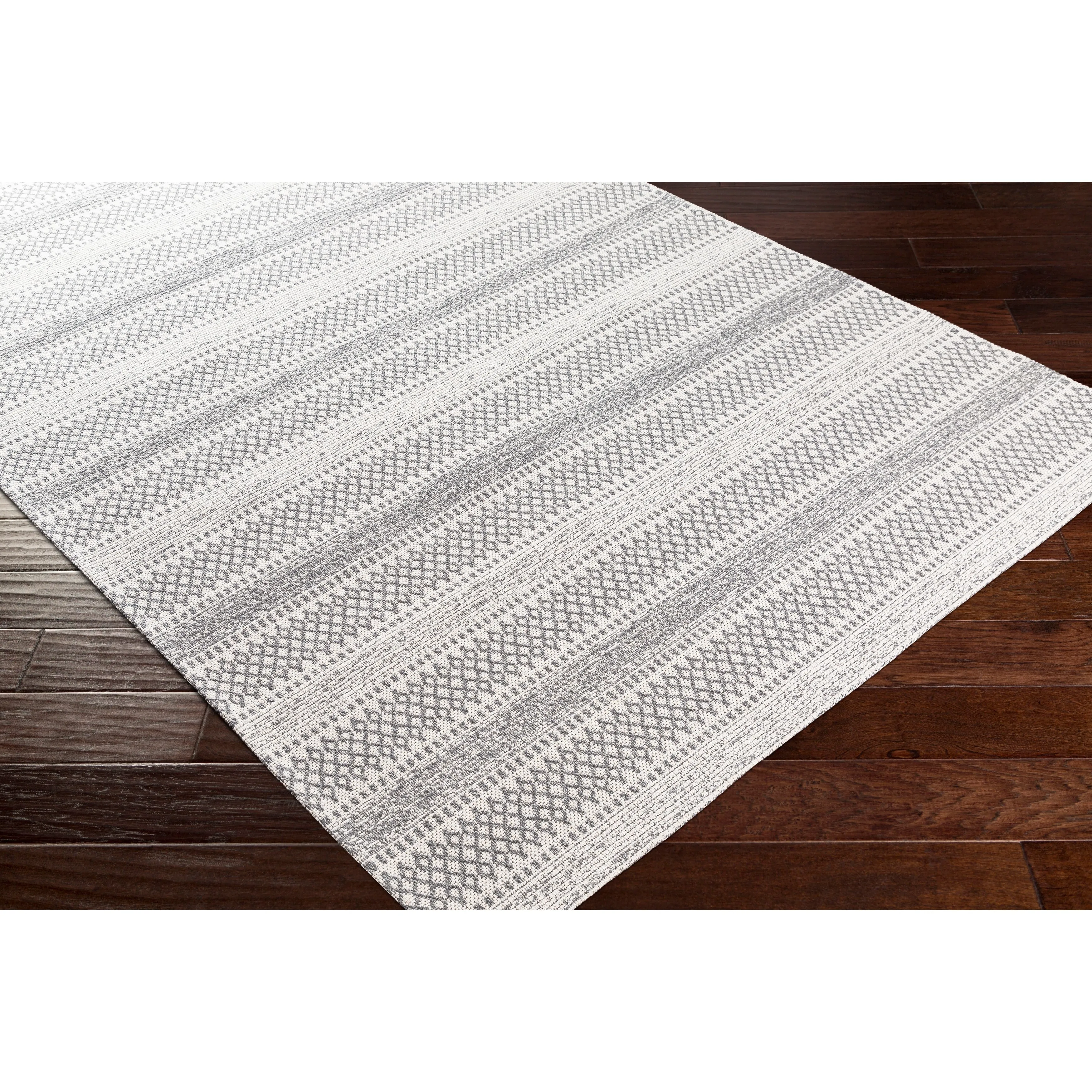 Livabliss Wendy Moroccan Stripe Cotton Area Rug