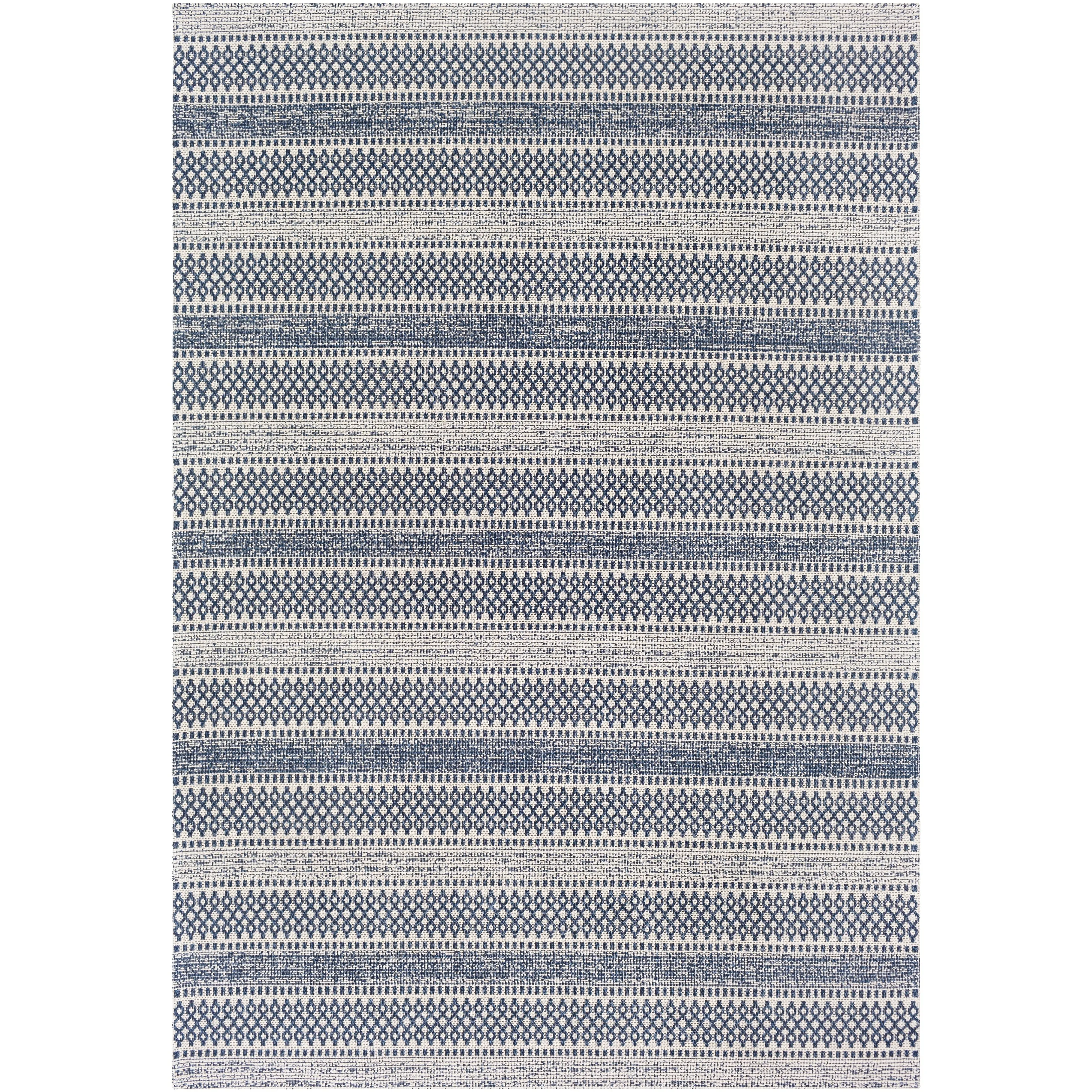 Livabliss Wendy Moroccan Stripe Cotton Area Rug