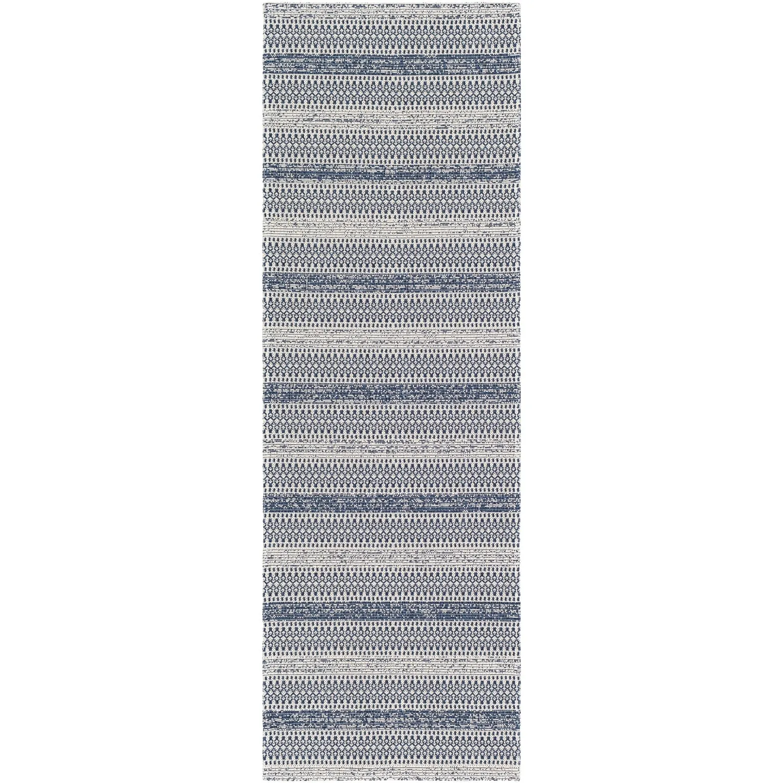 Livabliss Wendy Moroccan Stripe Cotton Area Rug