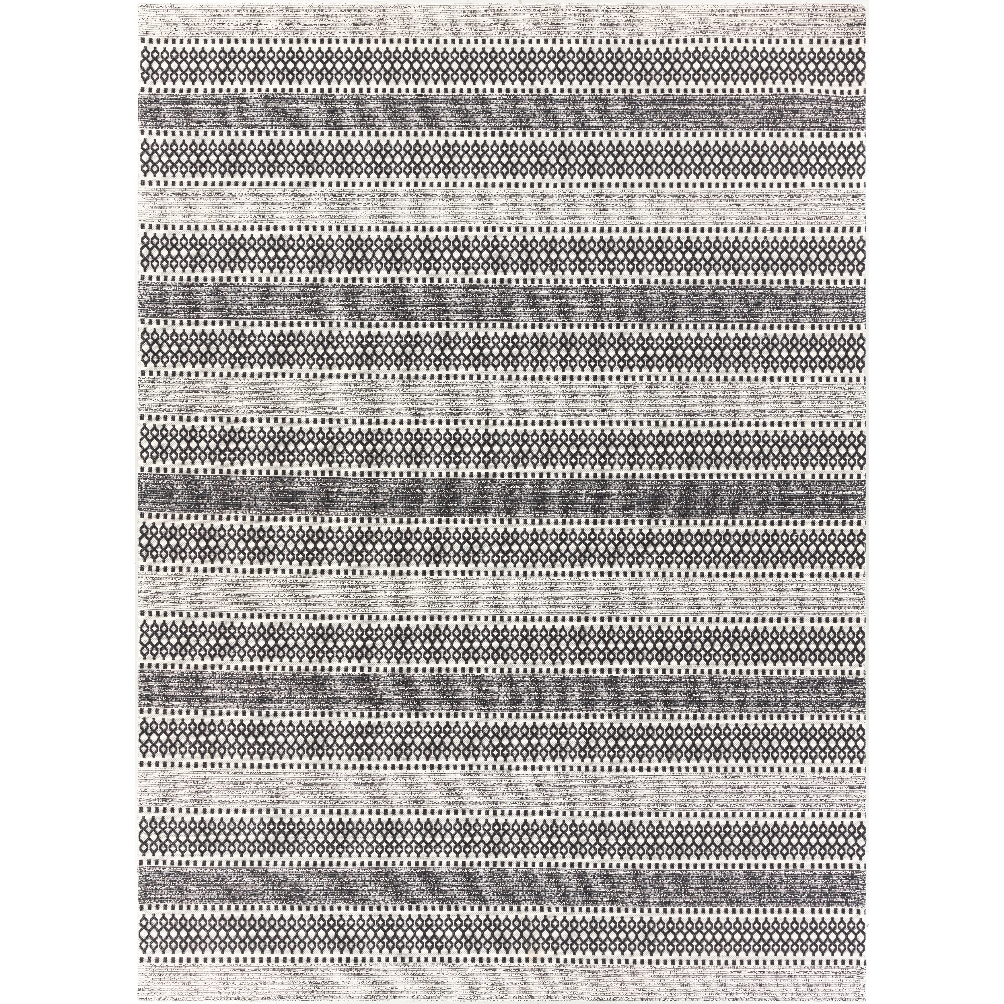 Livabliss Wendy Moroccan Stripe Cotton Area Rug