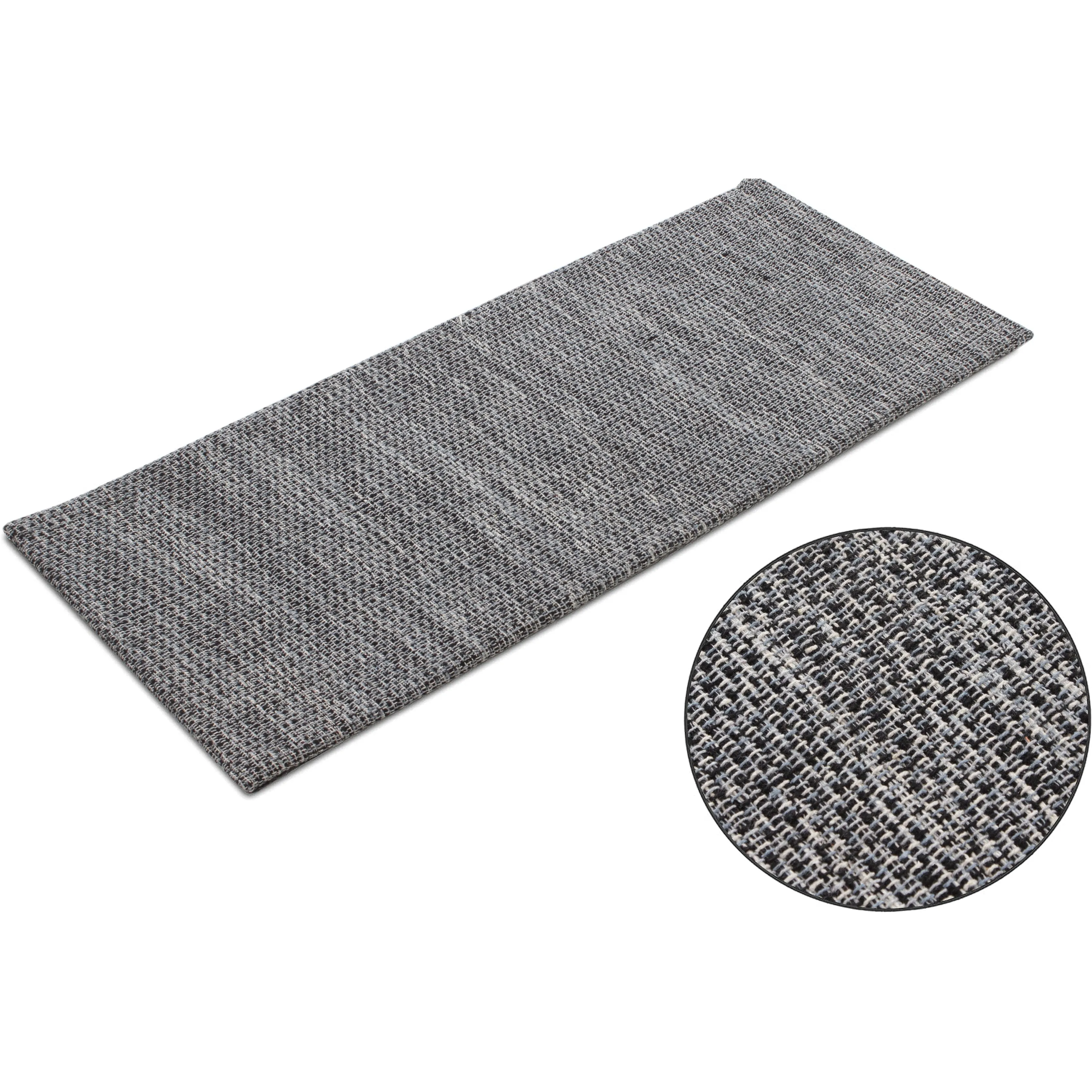 Luxurious Woven Cotton Kitchen Runner Mat Rug - Anti-Fatigue. Anti-Skid. Cushioned - 18''x48''