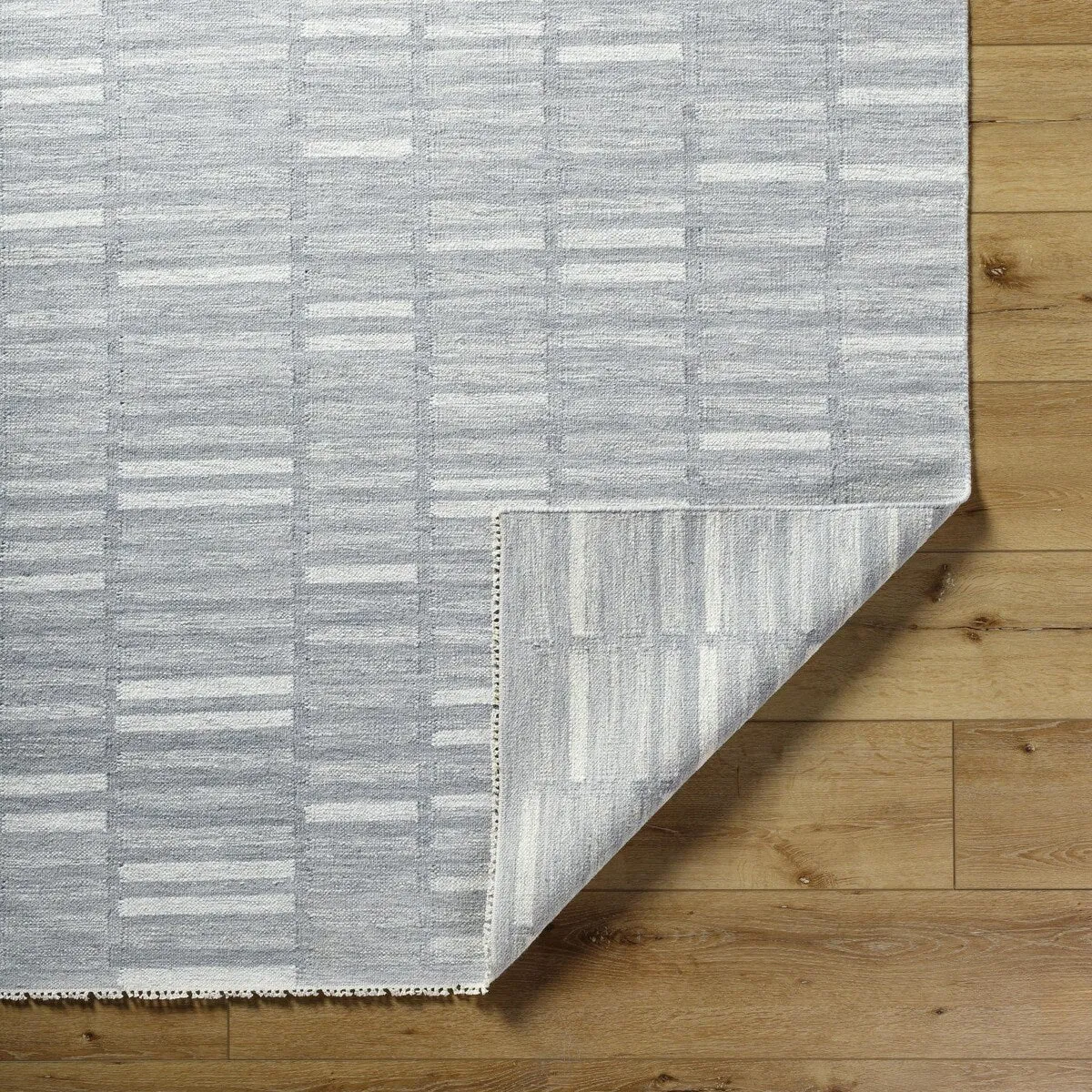 Madilyn Mid-Century Modern Stripe Fringed Area Rug