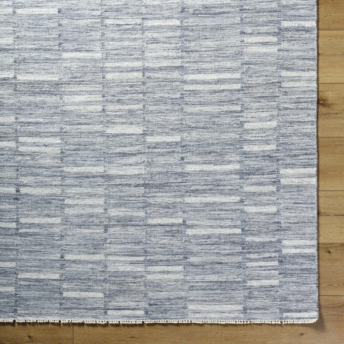 Madilyn Mid-Century Modern Stripe Fringed Area Rug