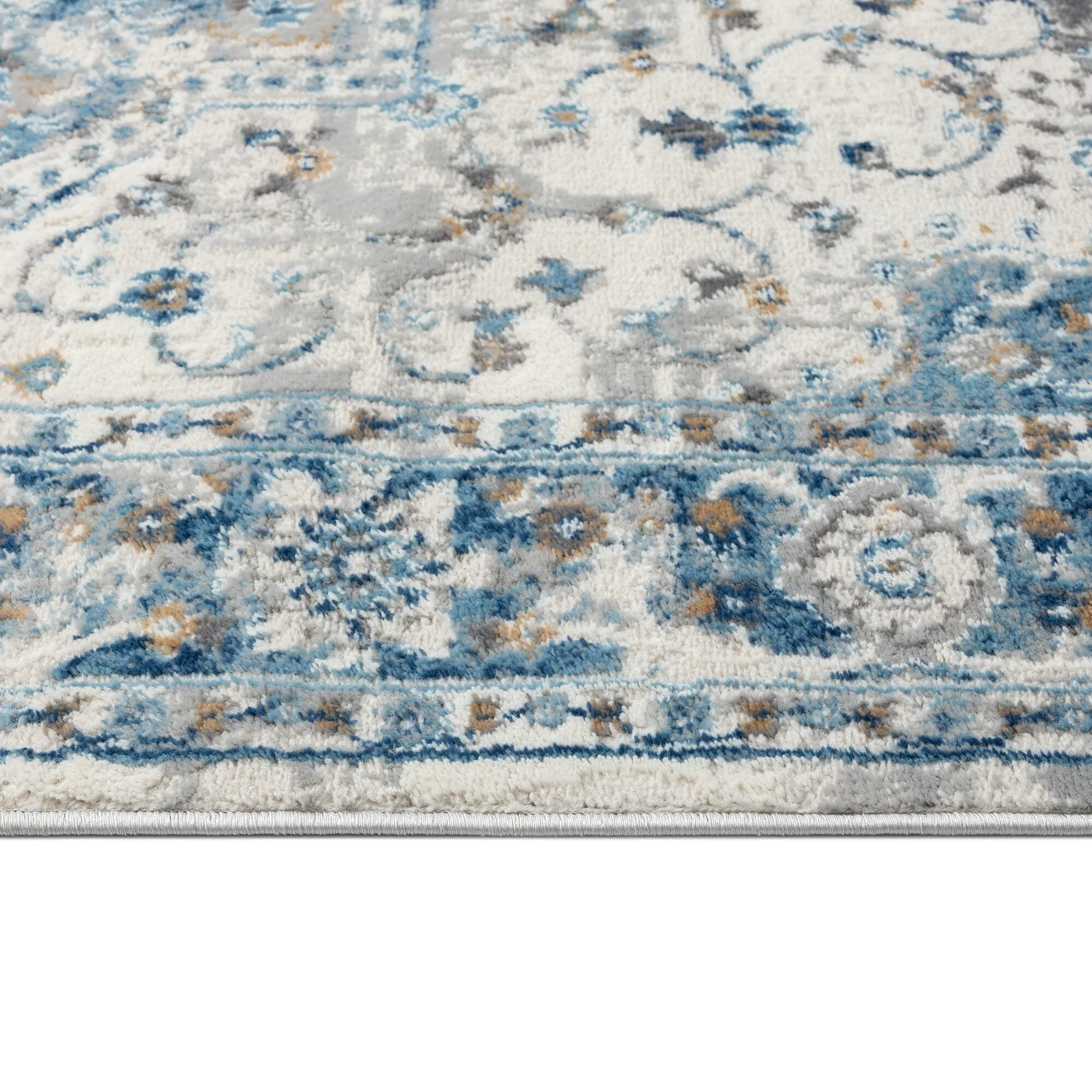 Madison Park Molly Medallion Woven Area Rug