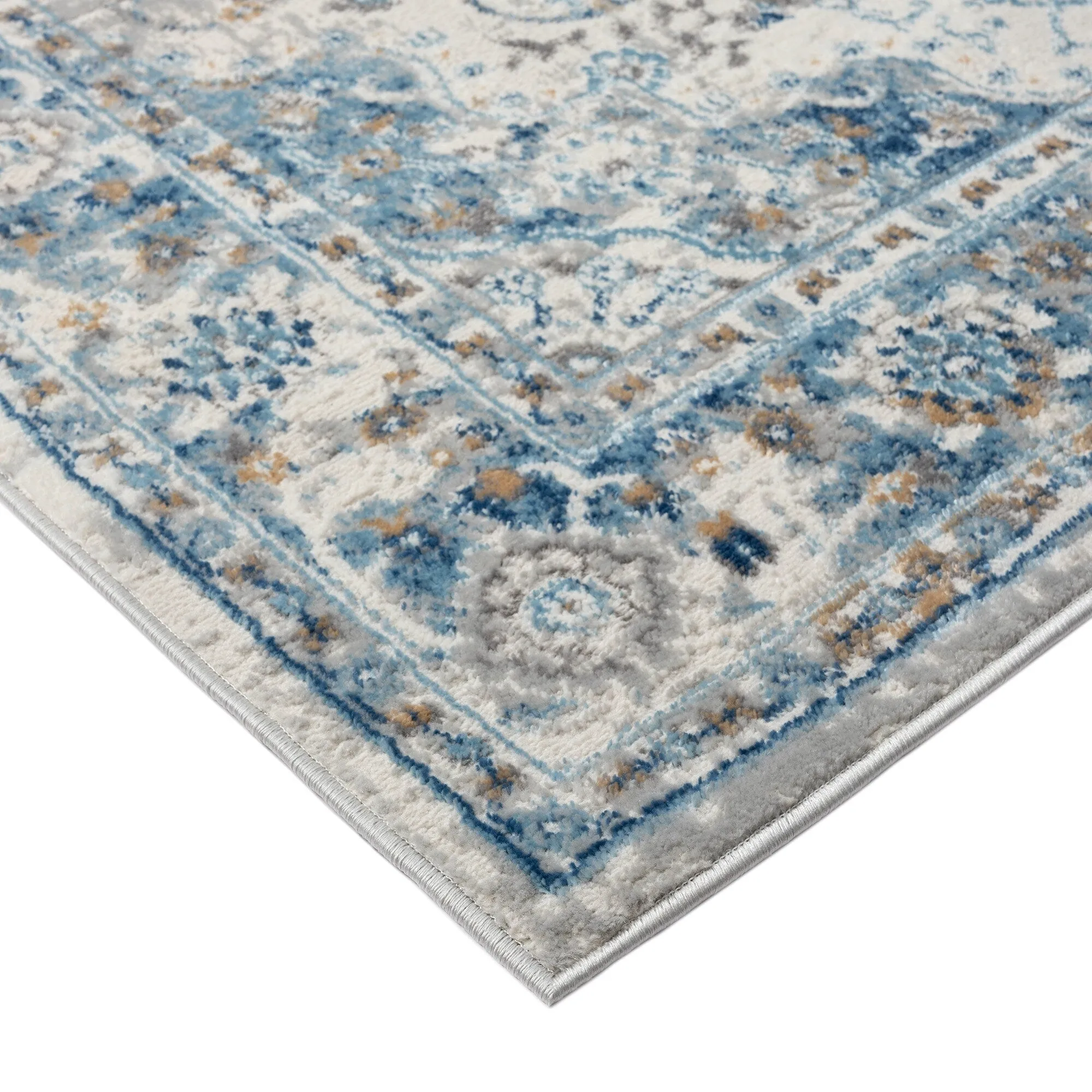 Madison Park Molly Medallion Woven Area Rug