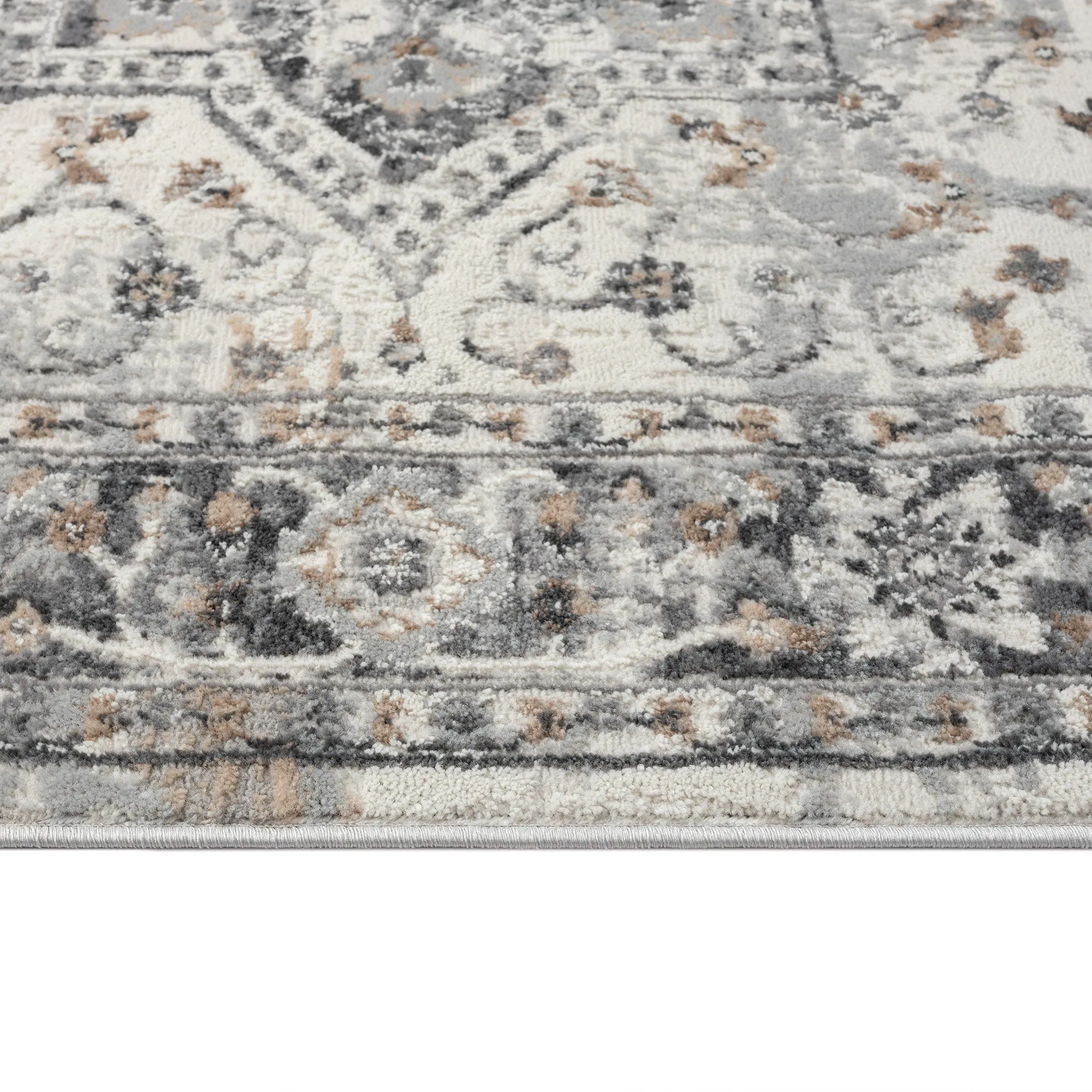 Madison Park Molly Medallion Woven Area Rug