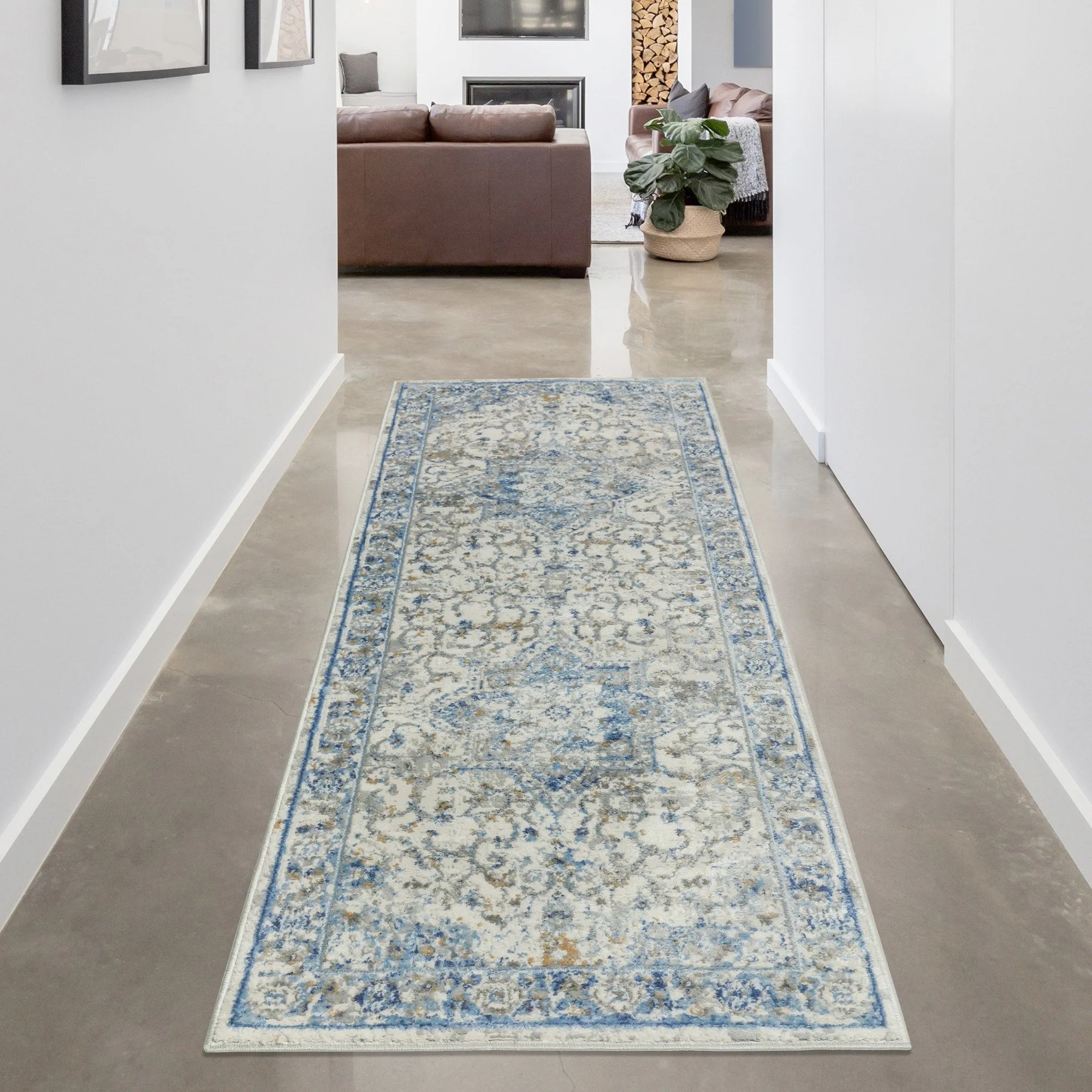 Madison Park Molly Medallion Woven Area Rug