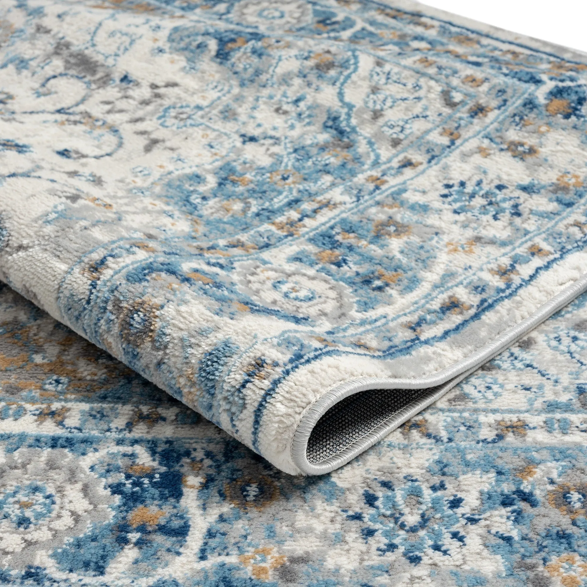 Madison Park Molly Medallion Woven Area Rug