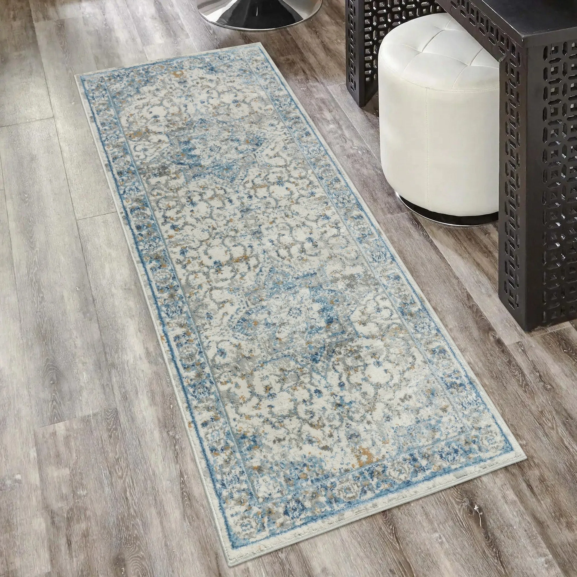 Madison Park Molly Medallion Woven Area Rug