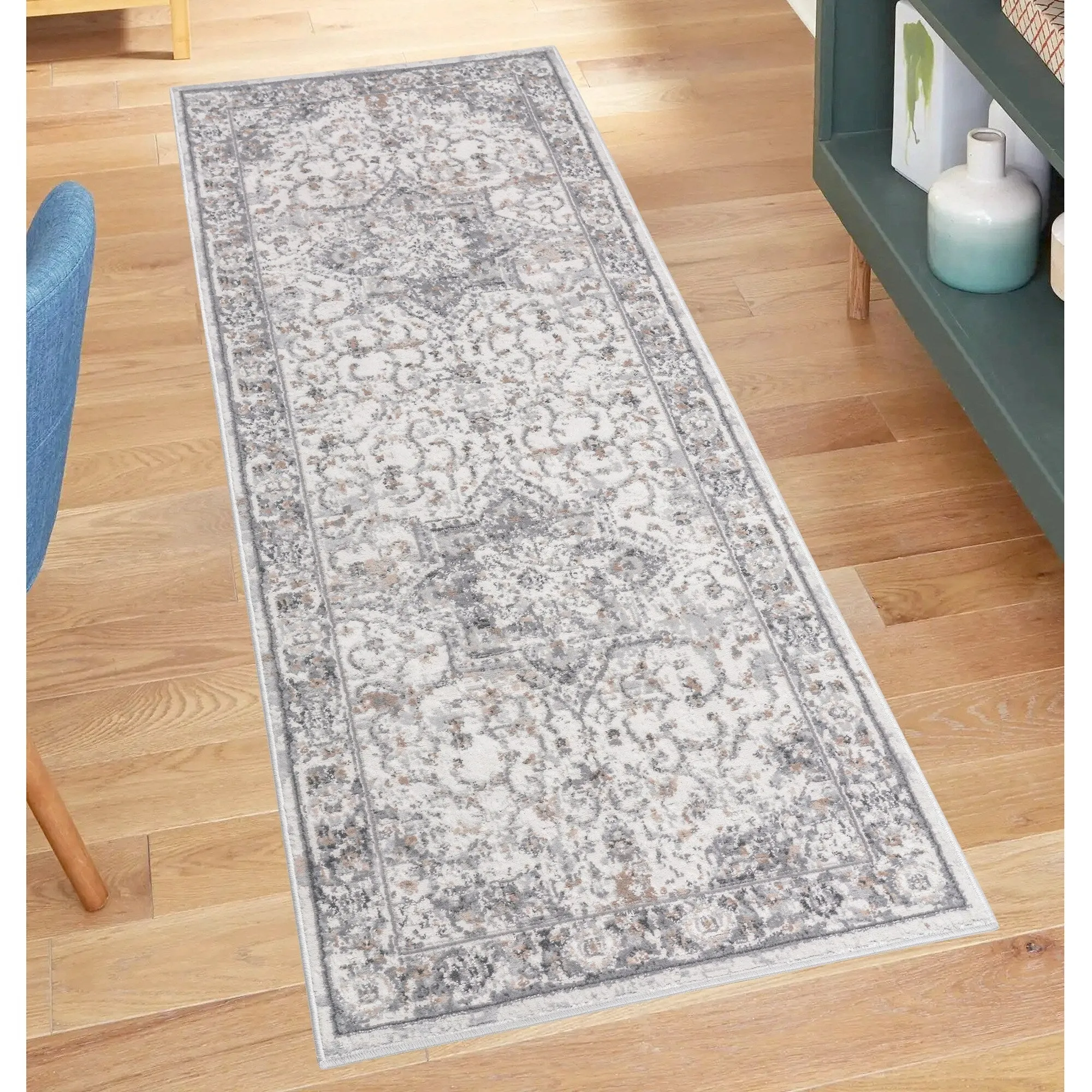 Madison Park Molly Medallion Woven Area Rug