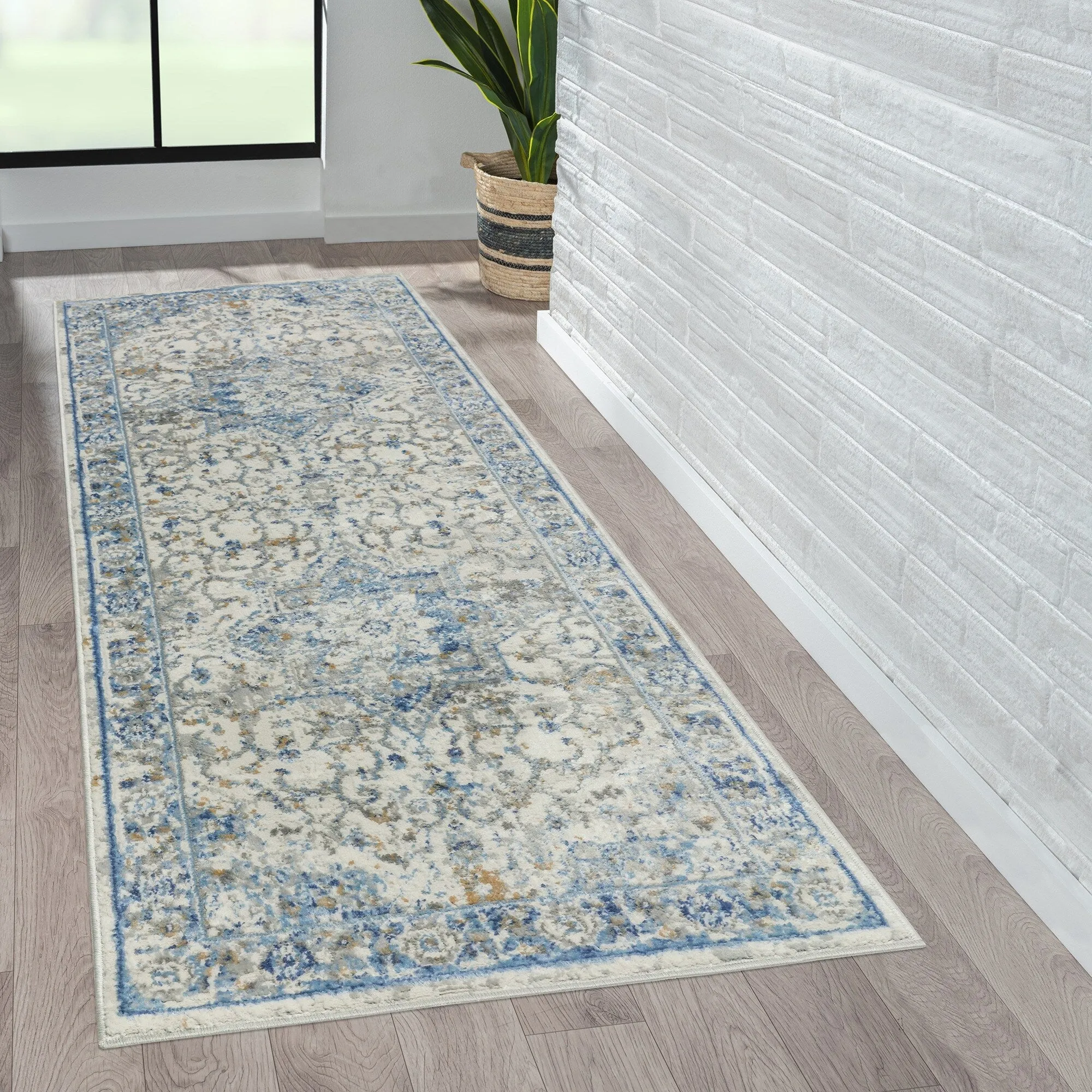 Madison Park Molly Medallion Woven Area Rug