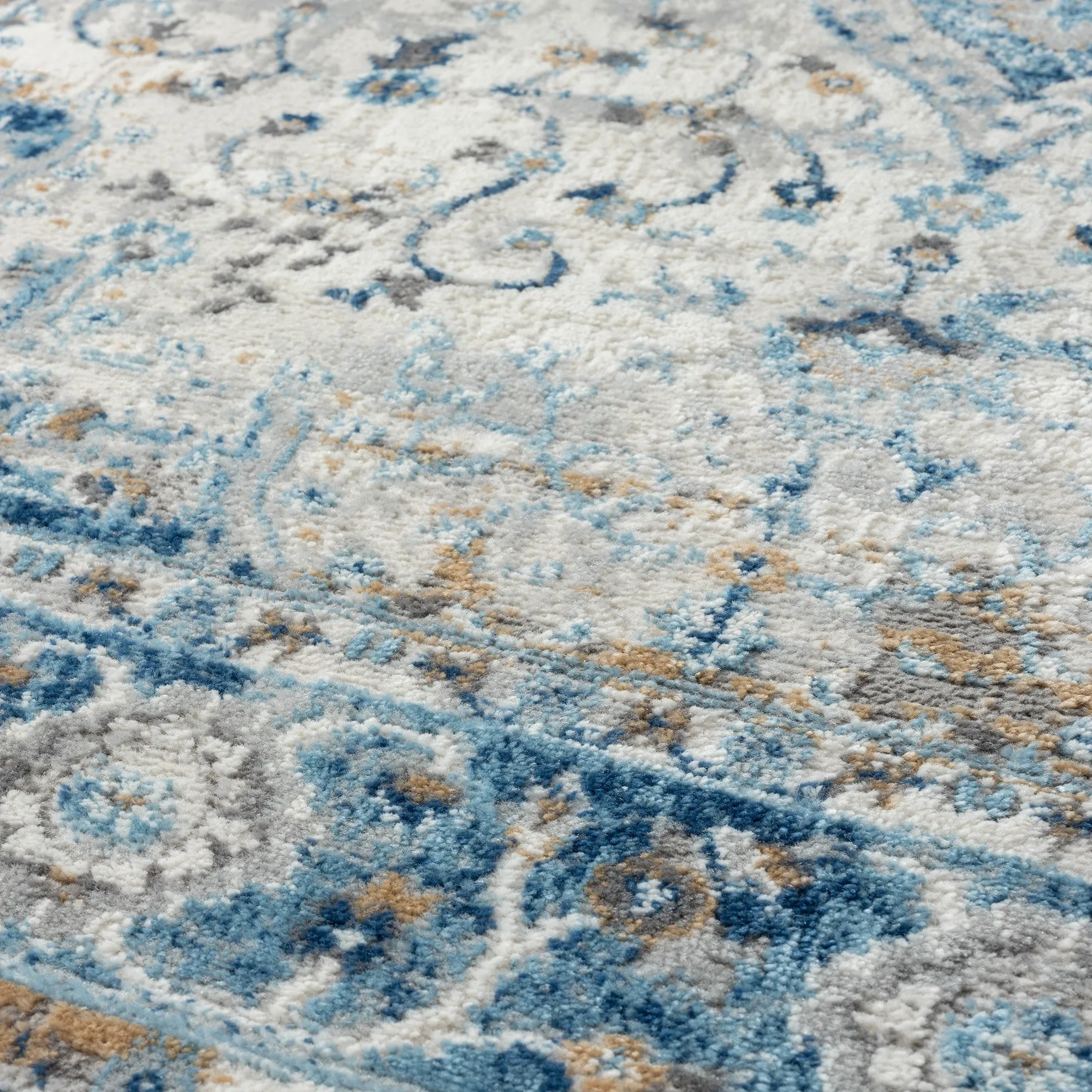 Madison Park Molly Medallion Woven Area Rug