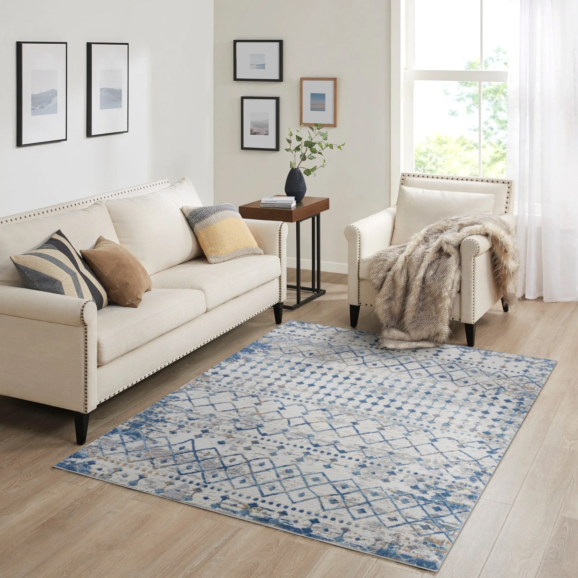 Madison Park Reese Moroccan Global Woven Area Rug