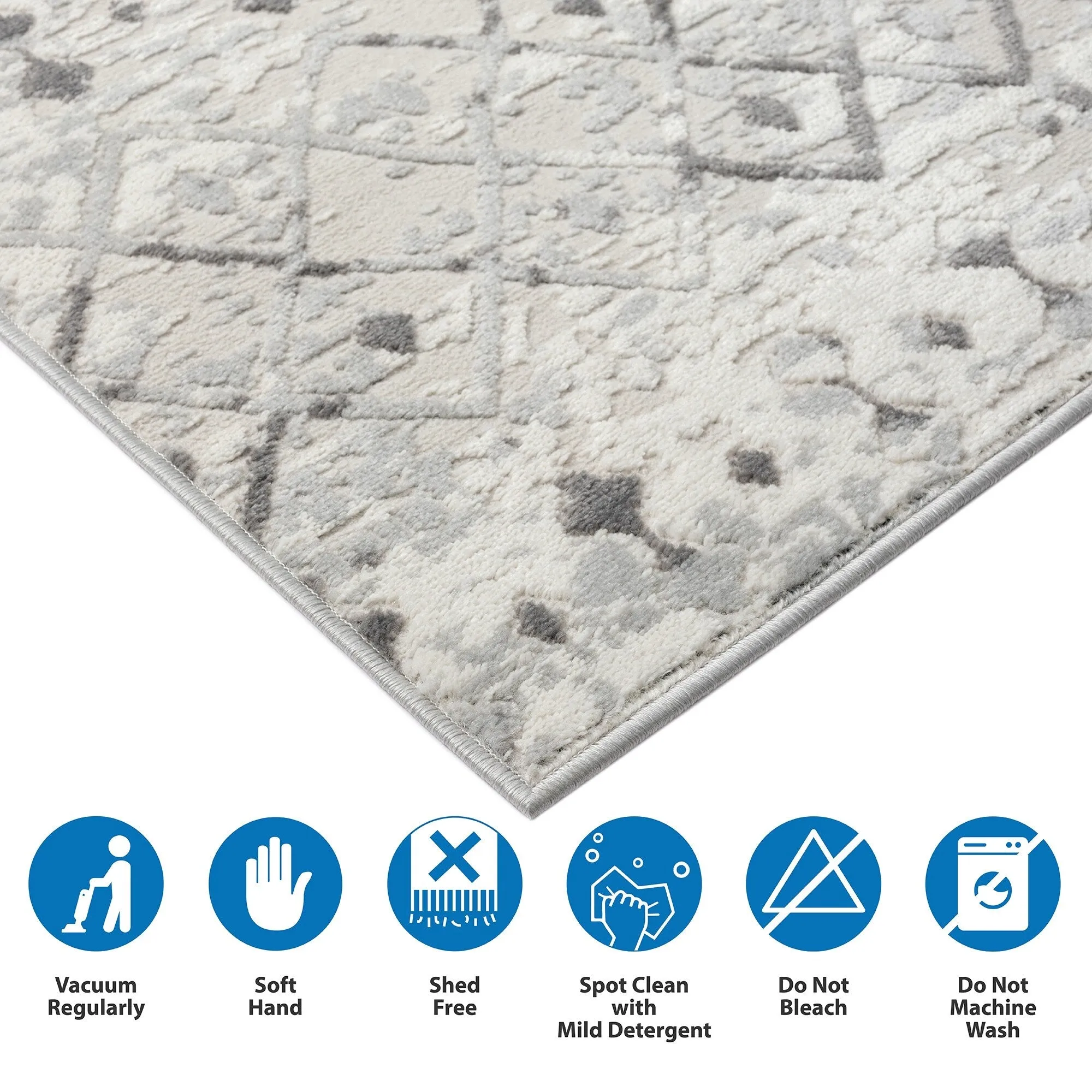 Madison Park Reese Moroccan Global Woven Area Rug