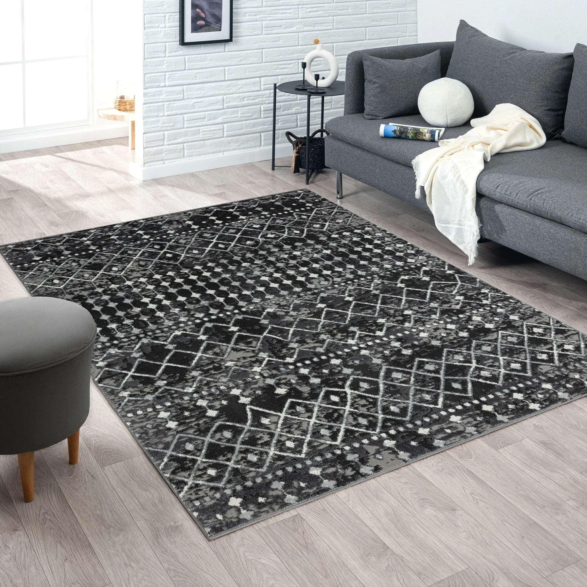 Madison Park Reese Moroccan Global Woven Area Rug
