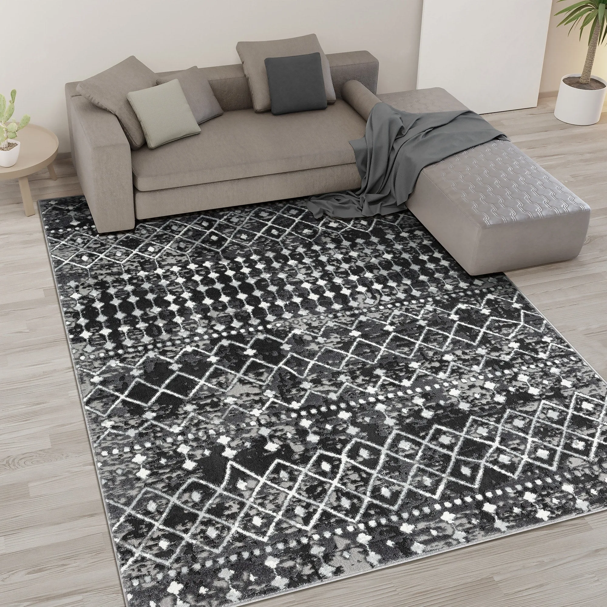 Madison Park Reese Moroccan Global Woven Area Rug