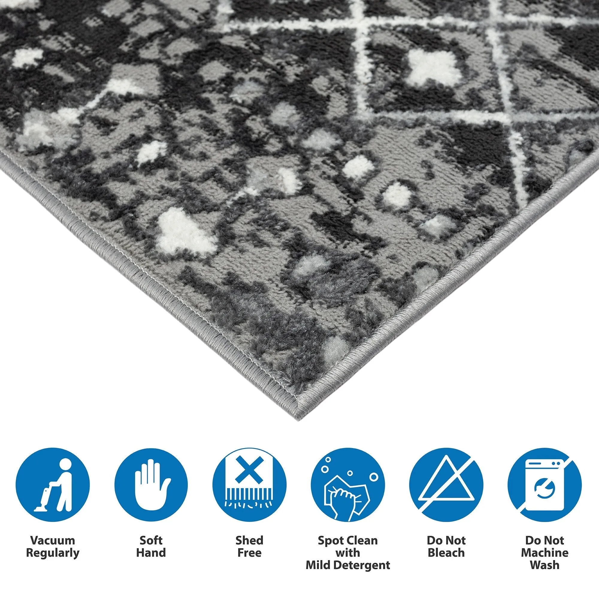 Madison Park Reese Moroccan Global Woven Area Rug
