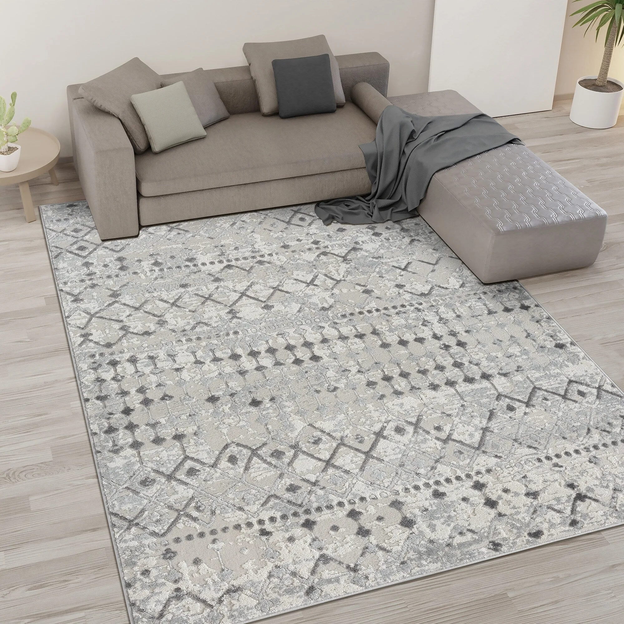 Madison Park Reese Moroccan Global Woven Area Rug
