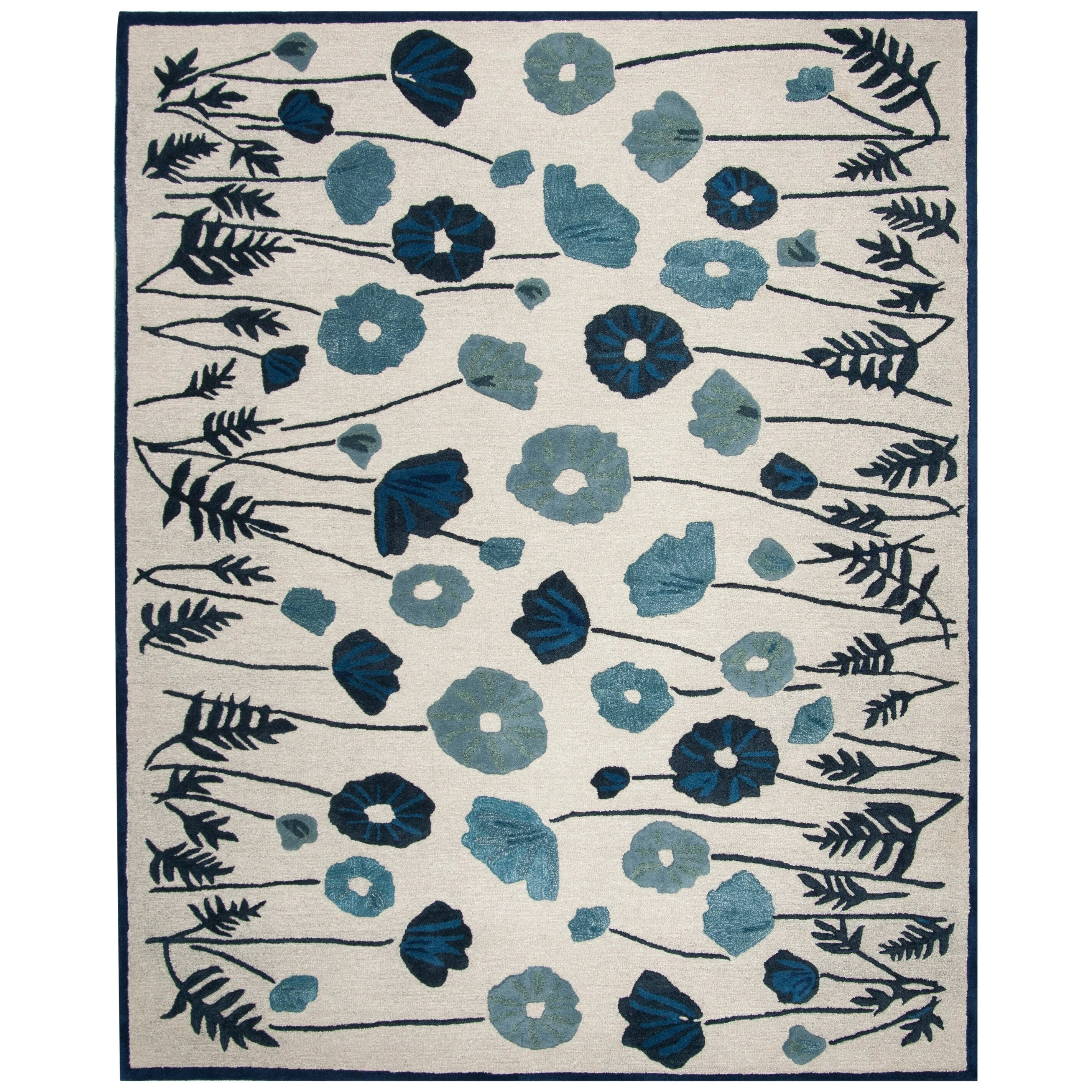 Martha Stewart by SAFAVIEH Poppy Glossary Wool/ Viscose Rug
