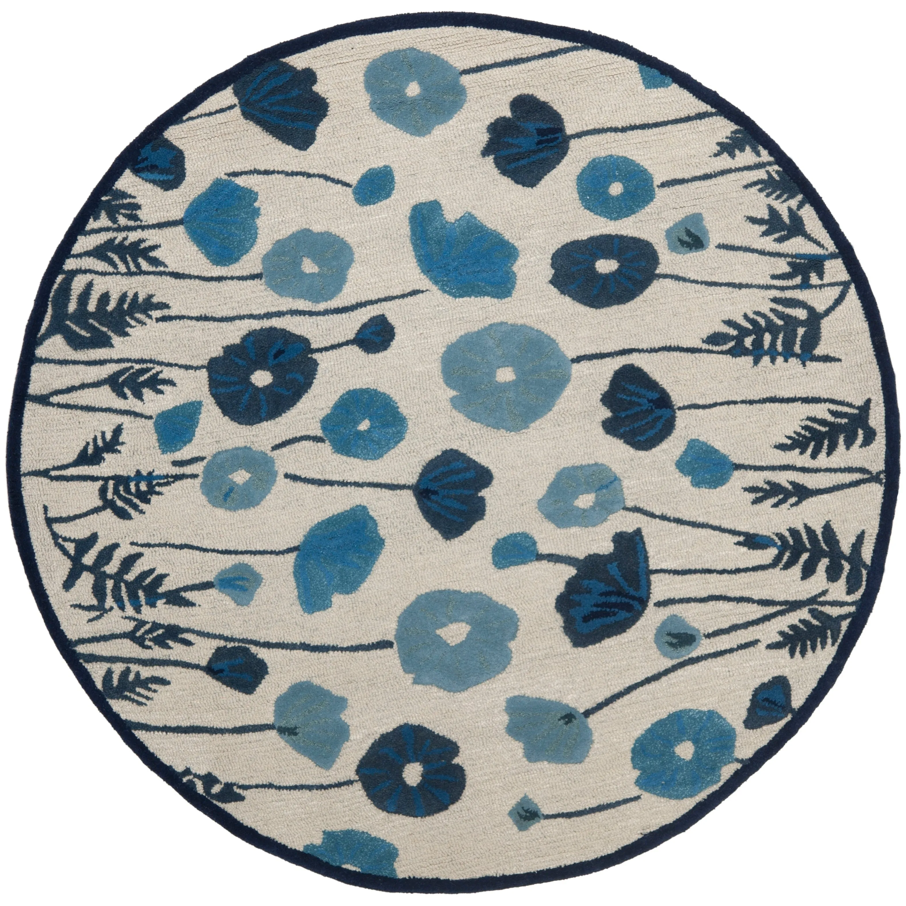 Martha Stewart by SAFAVIEH Poppy Glossary Wool/ Viscose Rug