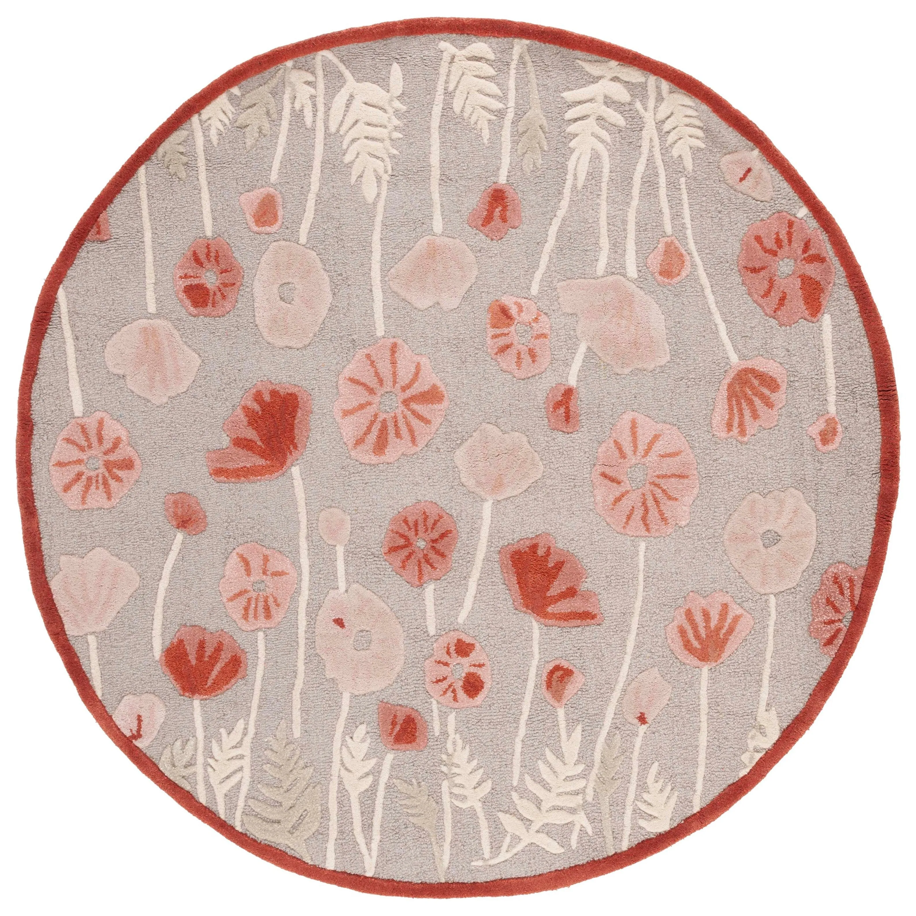 Martha Stewart by SAFAVIEH Poppy Glossary Wool/ Viscose Rug