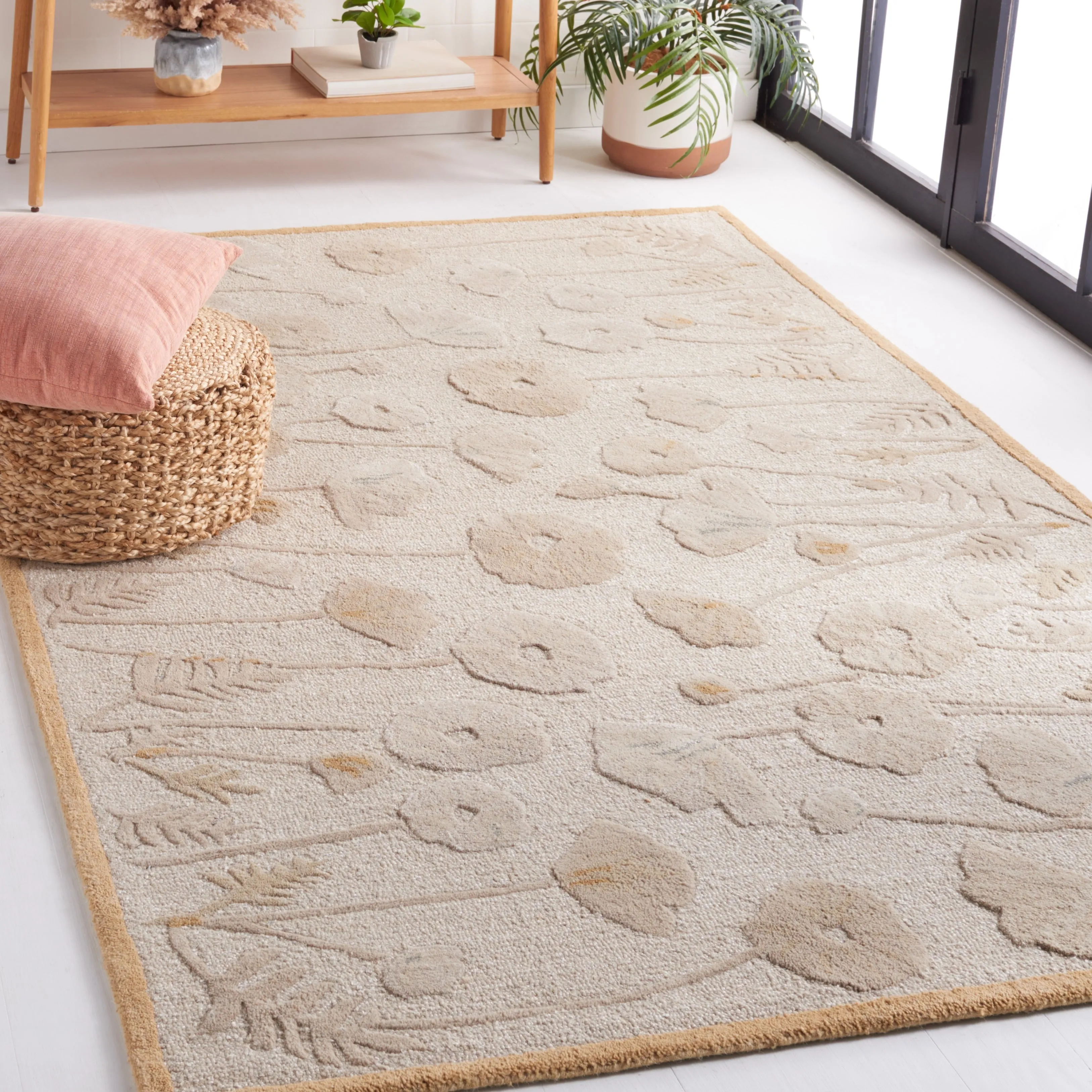Martha Stewart by SAFAVIEH Poppy Glossary Wool/ Viscose Rug