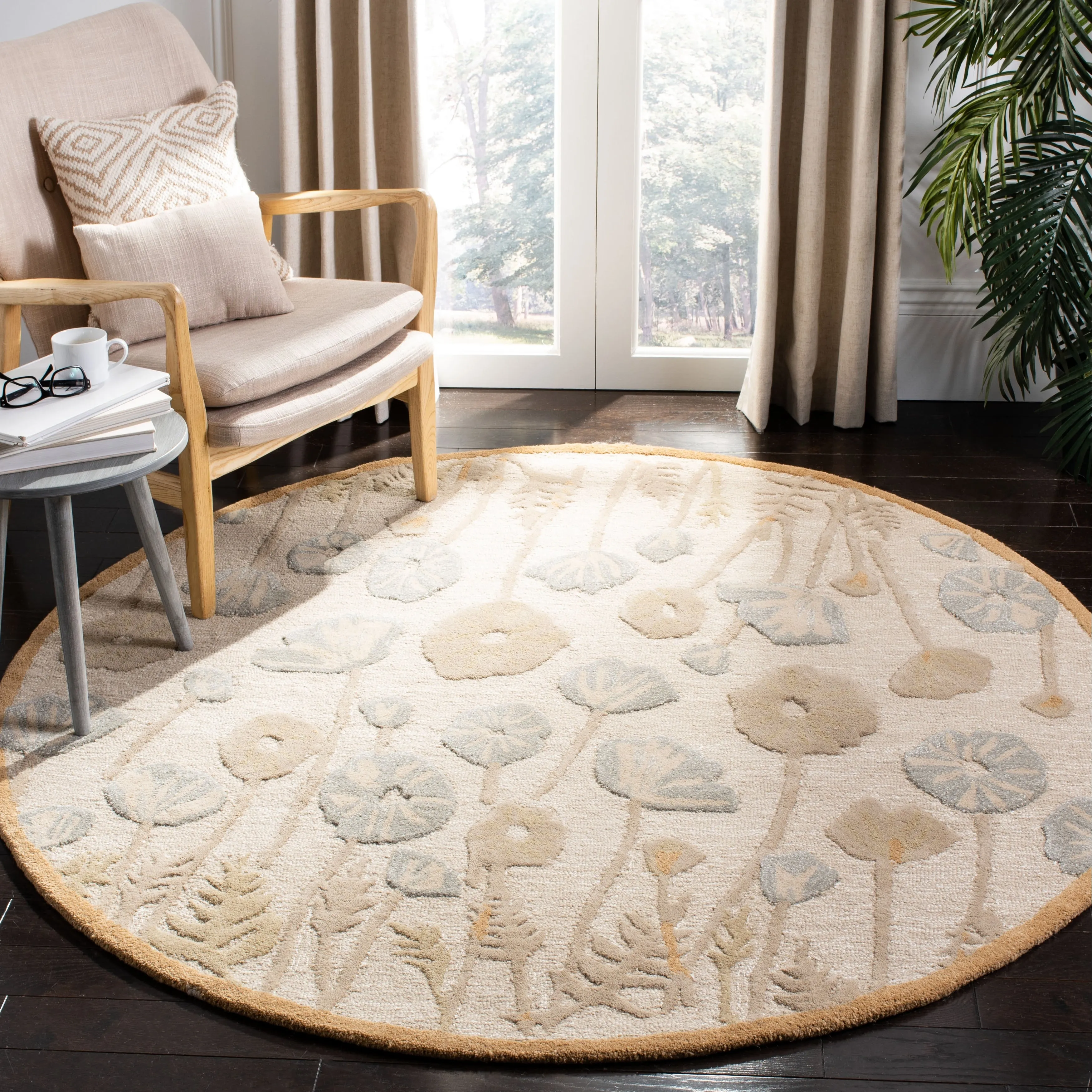 Martha Stewart by SAFAVIEH Poppy Glossary Wool/ Viscose Rug