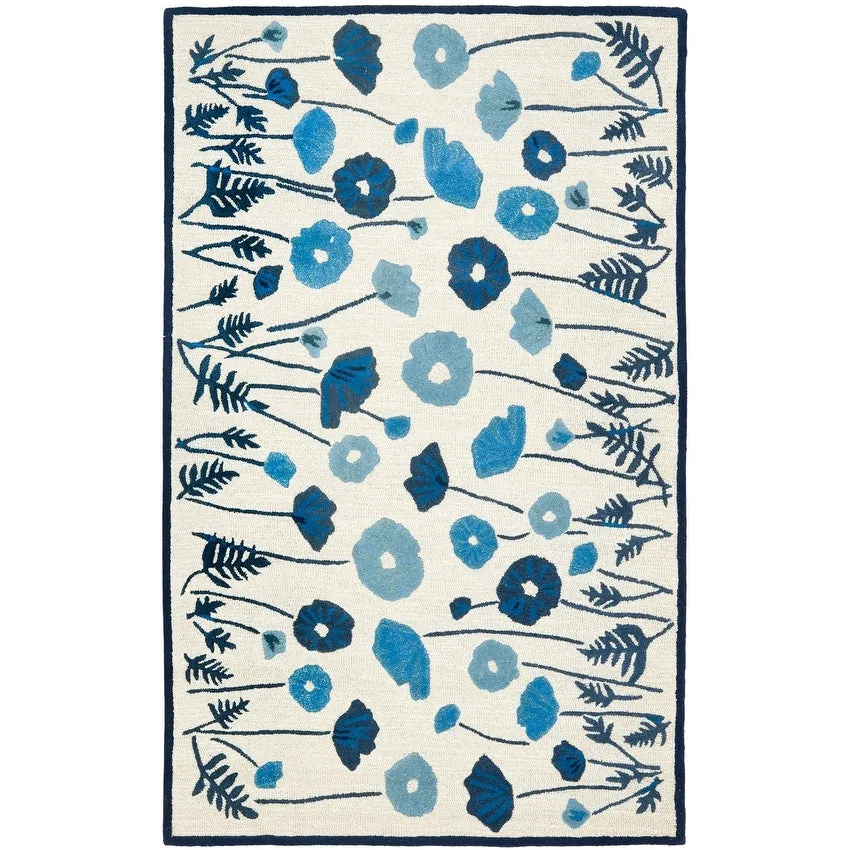Martha Stewart by SAFAVIEH Poppy Glossary Wool/ Viscose Rug