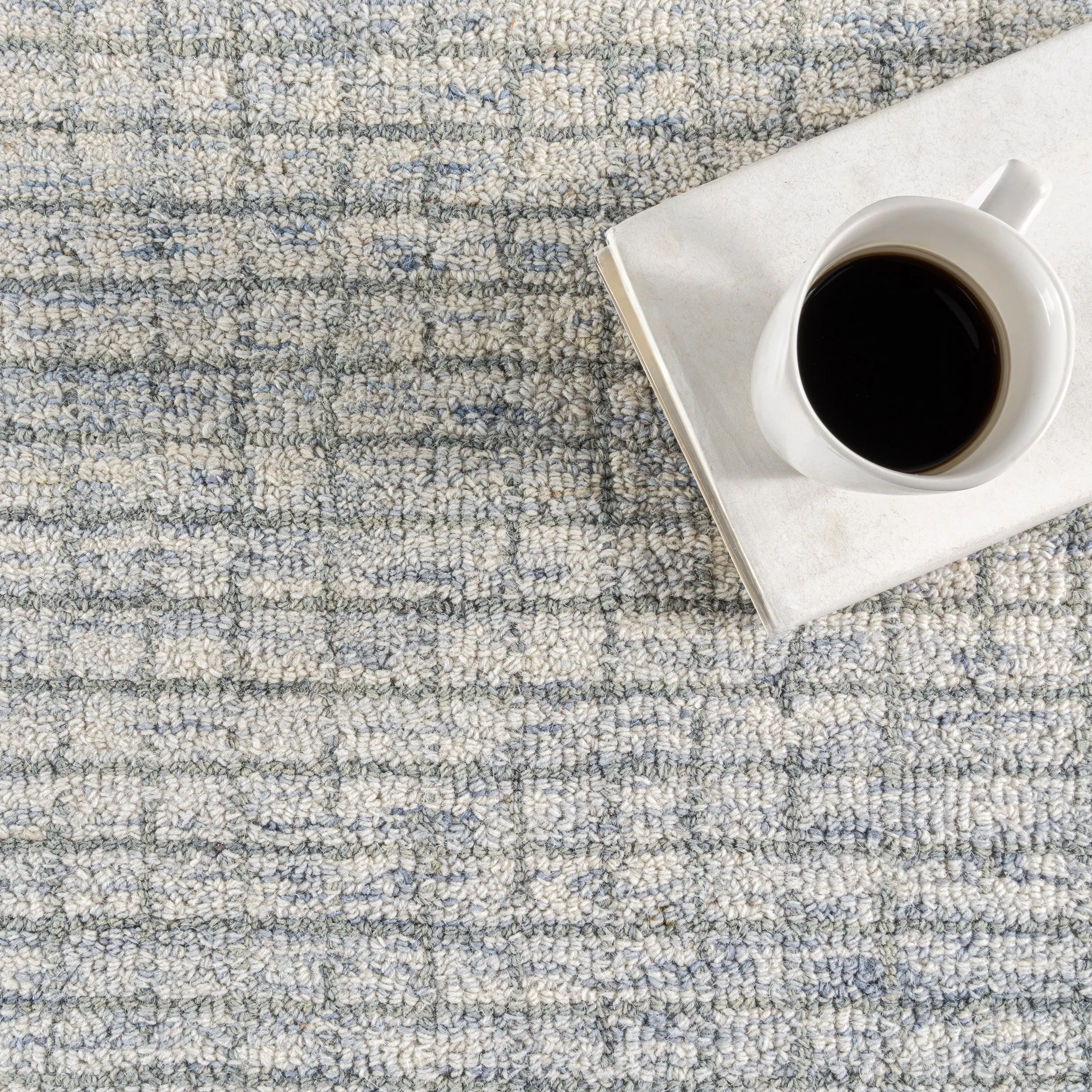 Melrose Checked Wool Area Rug