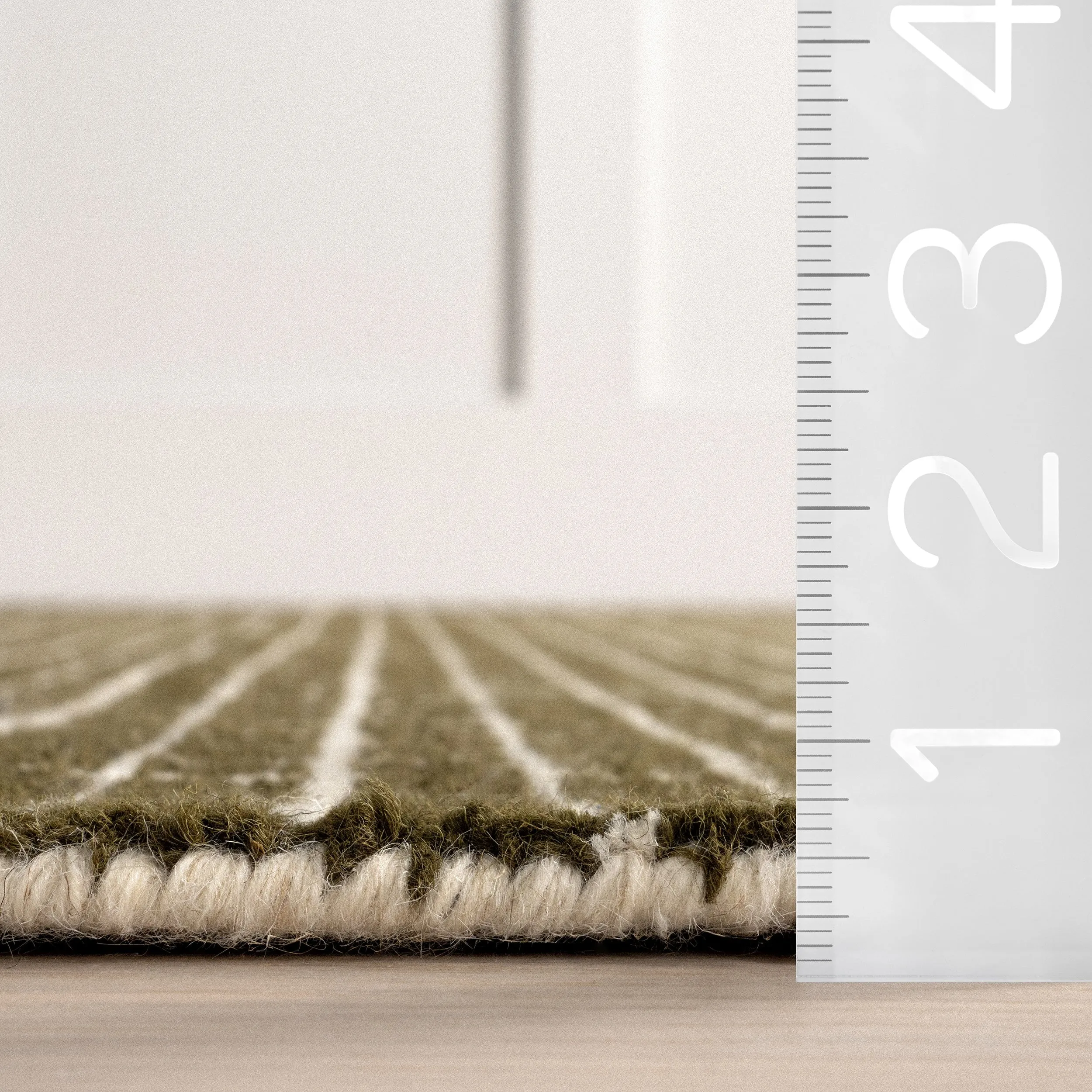 Melrose Checked Wool Area Rug