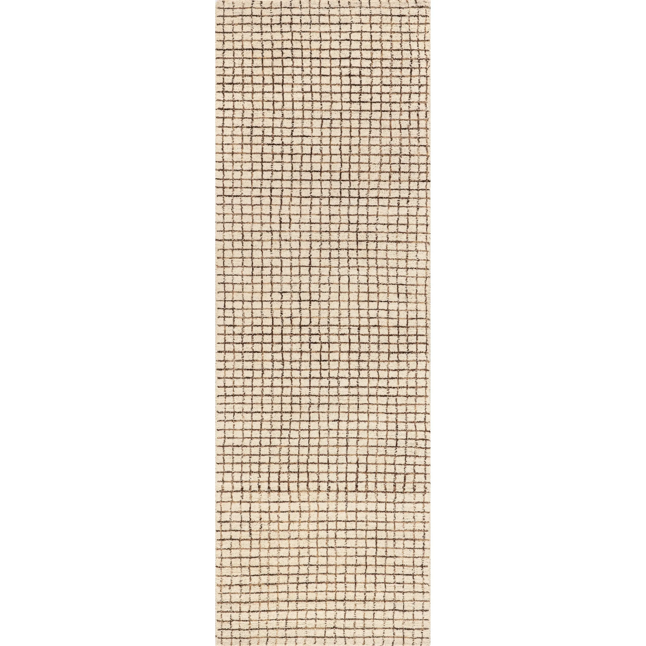 Melrose Checked Wool Area Rug