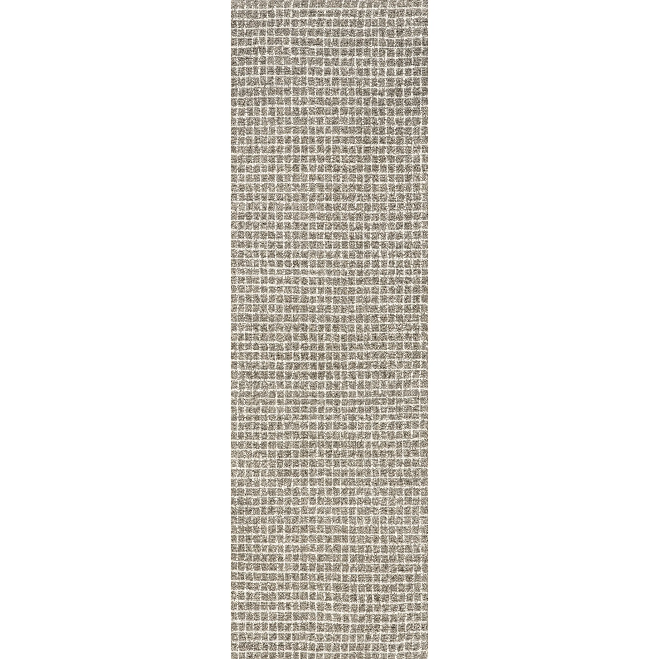 Melrose Checked Wool Area Rug