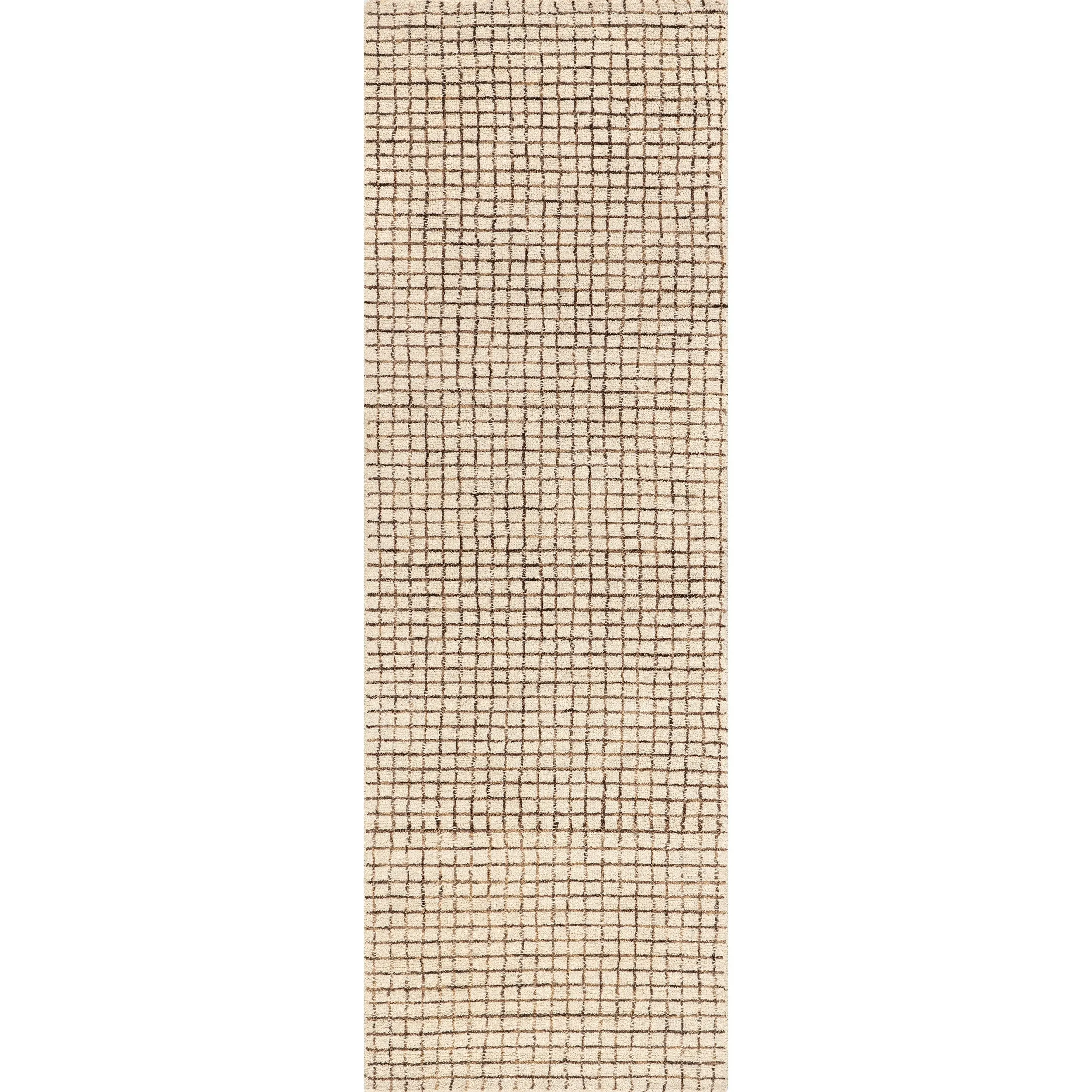 Melrose Checked Wool Area Rug