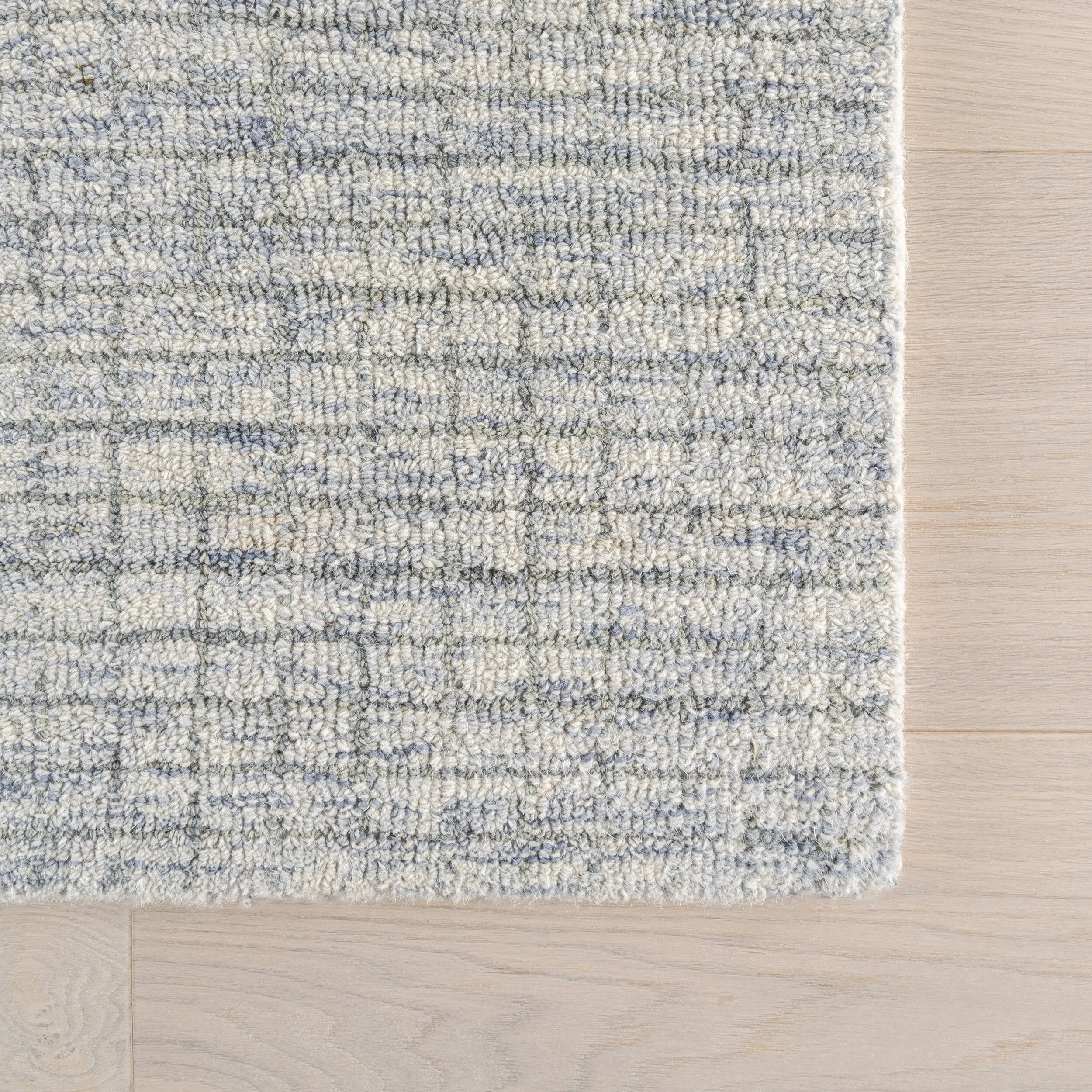 Melrose Checked Wool Area Rug