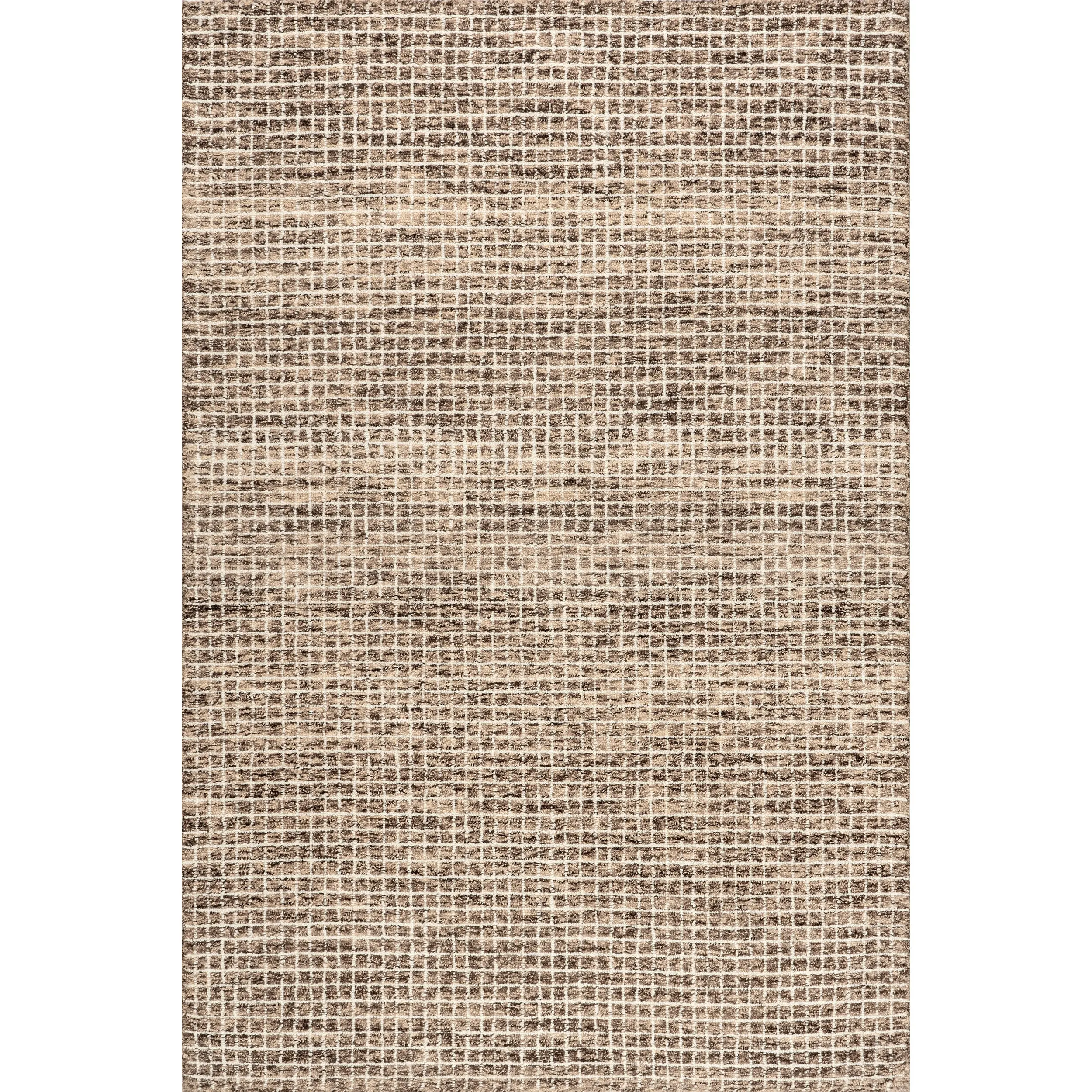 Melrose Checked Wool Area Rug