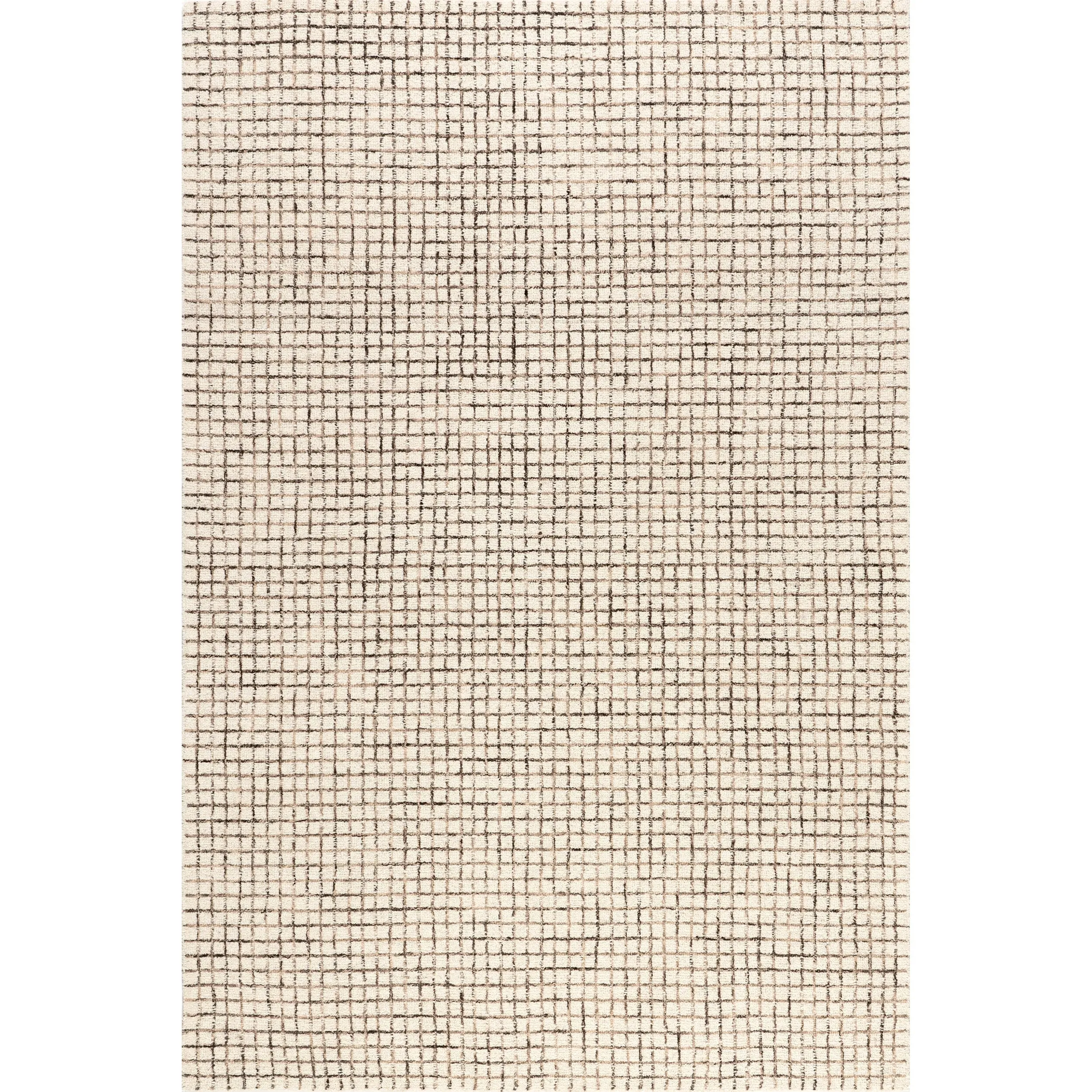 Melrose Checked Wool Area Rug