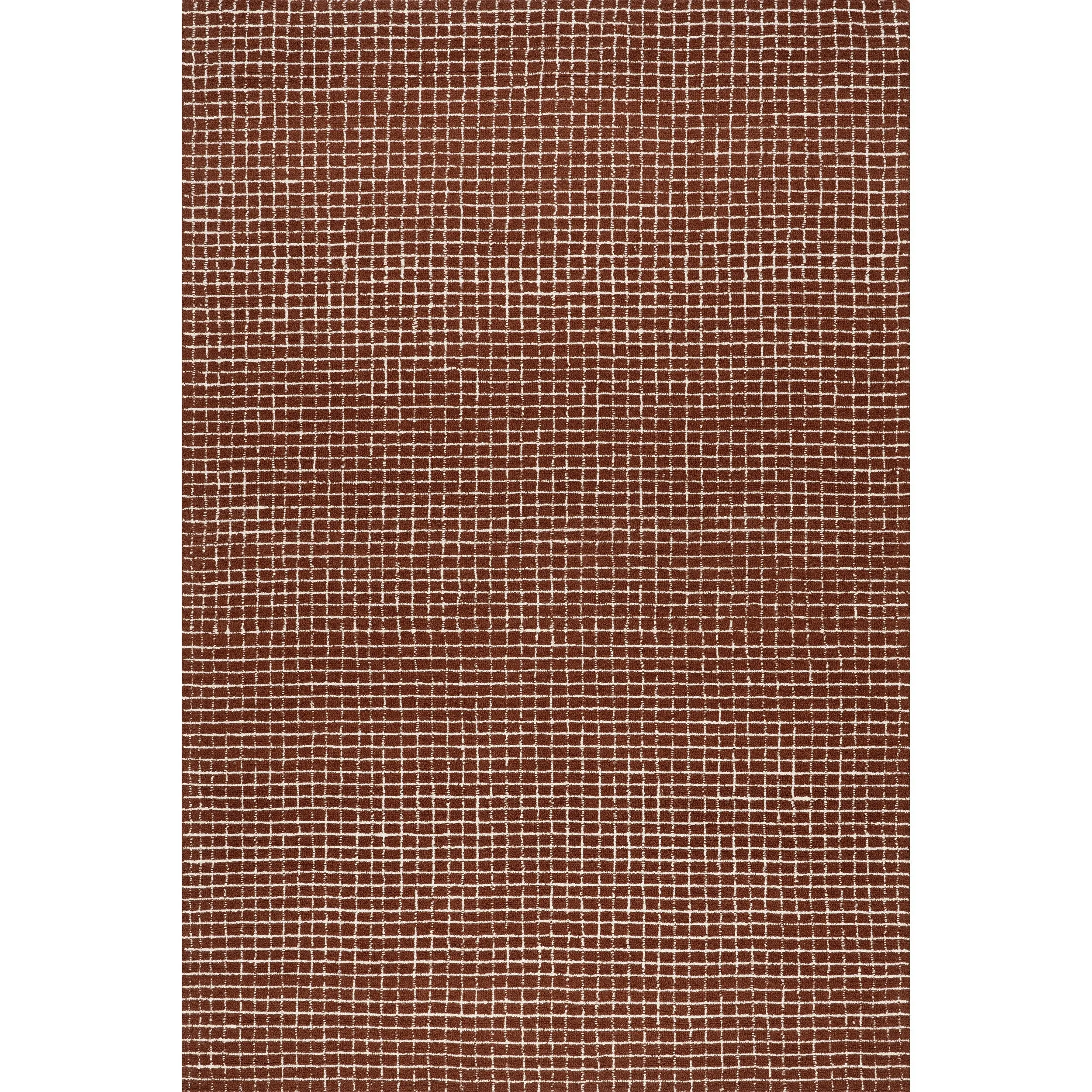 Melrose Checked Wool Area Rug