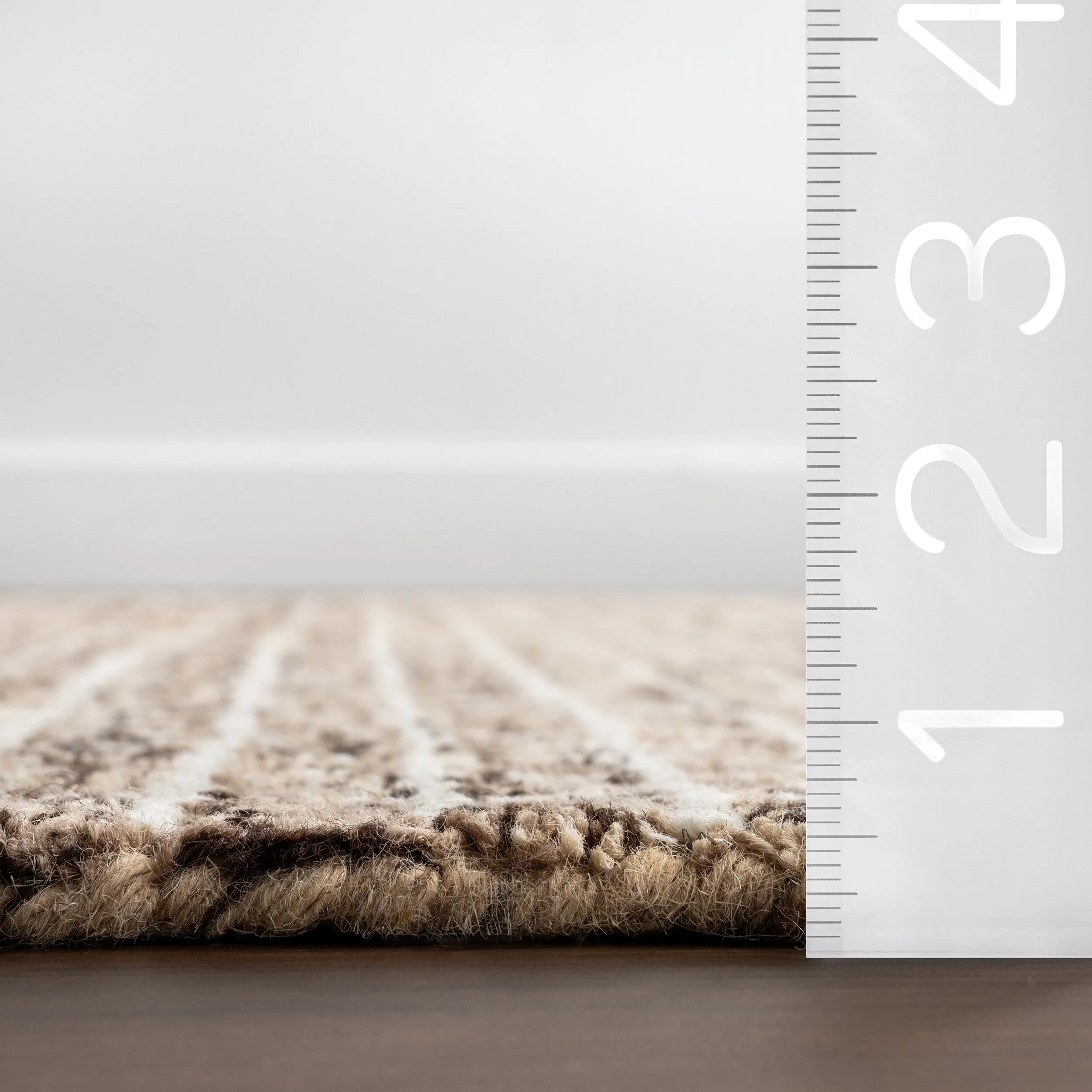 Melrose Checked Wool Area Rug