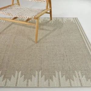 Merieme Art Deco Border Modern Indoor/ Outdoor Area Rug